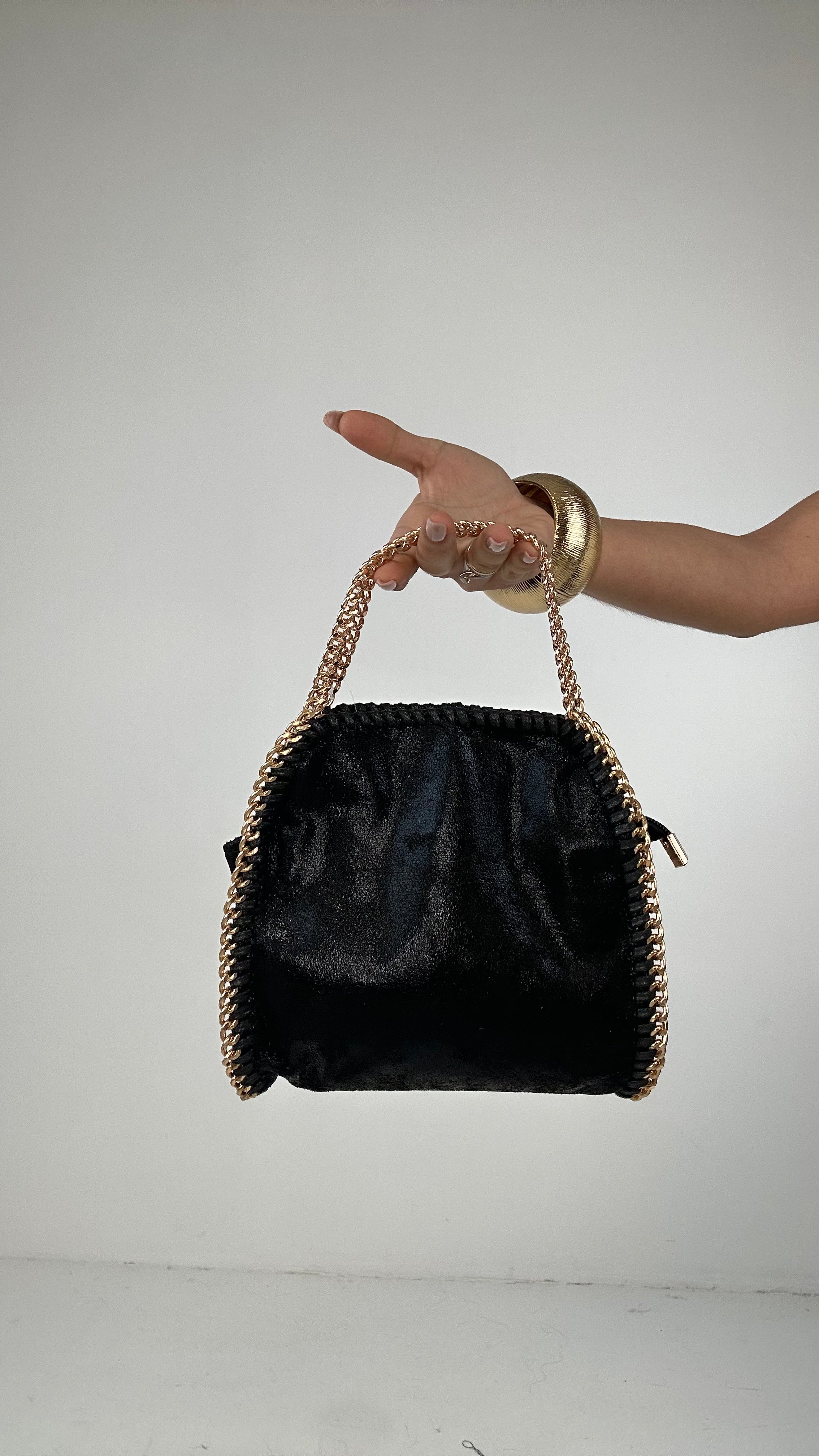 Borsa CATENELLA - NERO-ORO