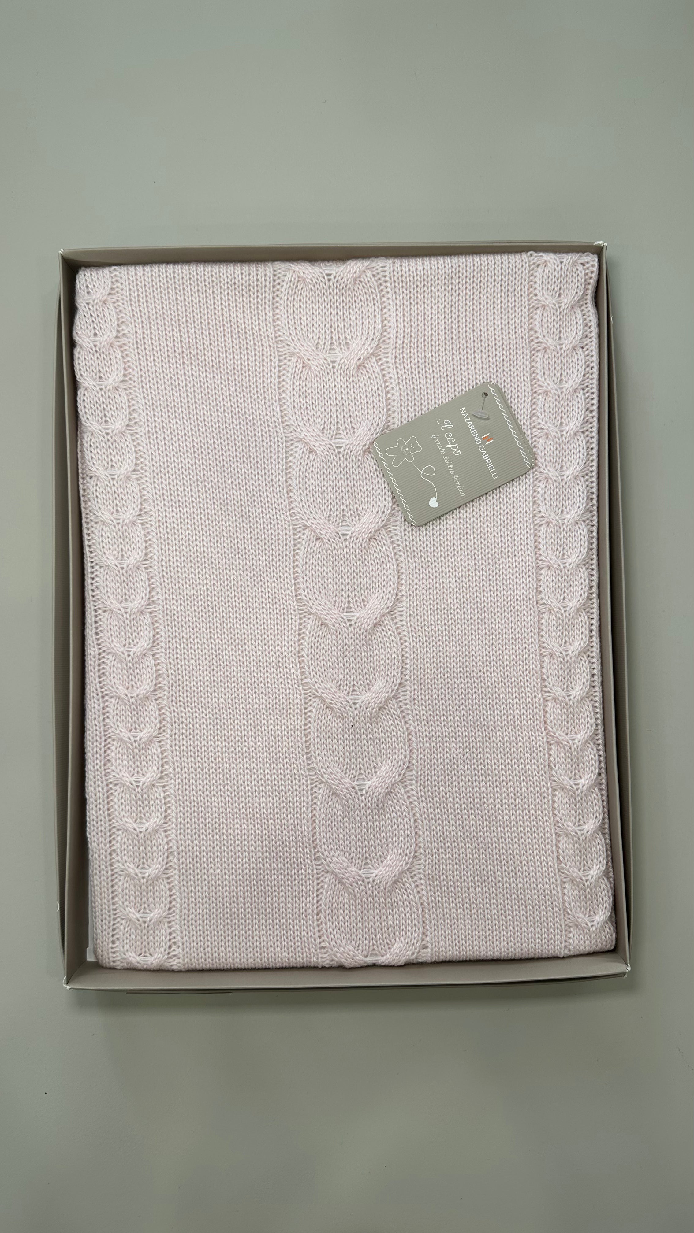 Coperta SMACCHINATA CM 75x95 - ROSA