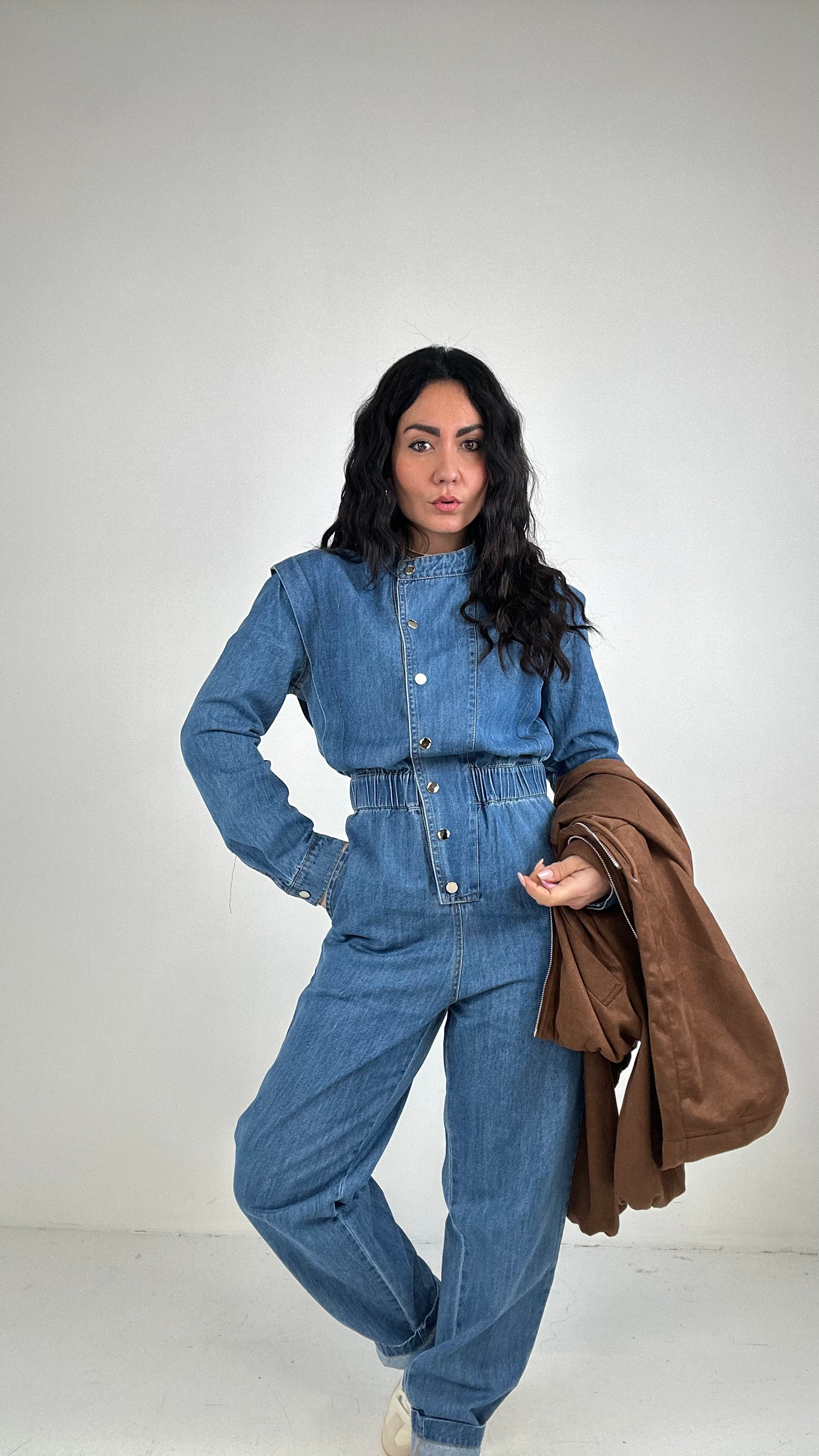 Tuta DENIM FINTASPALLINA - JEANS