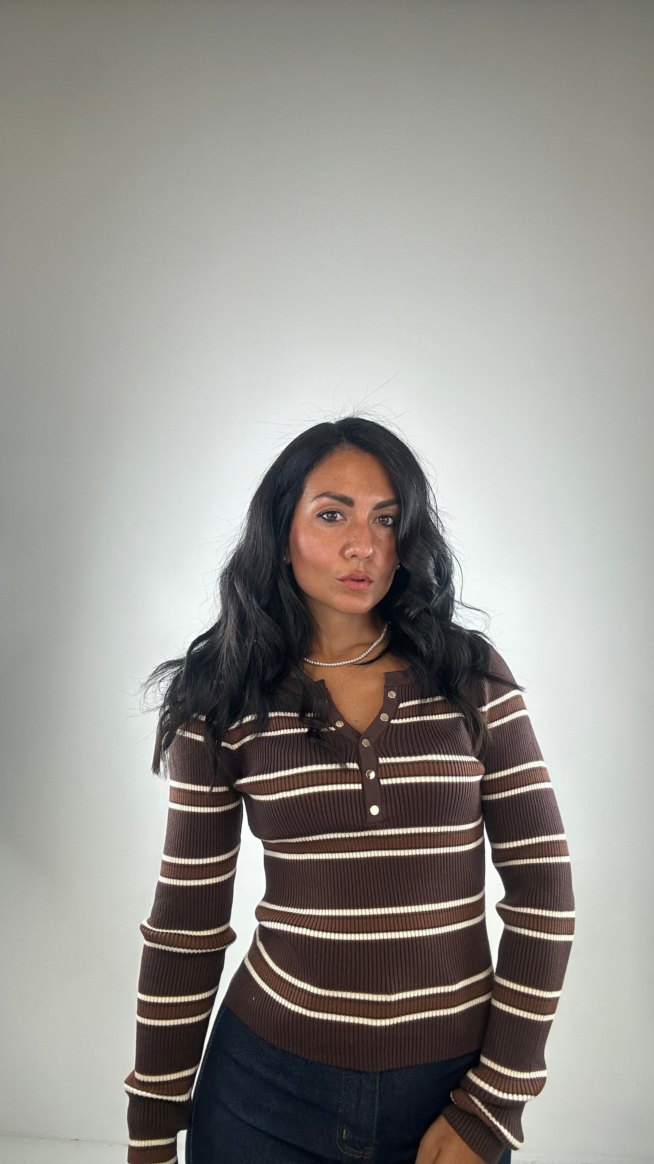 Maglia RIGHETTINA - MARRONE