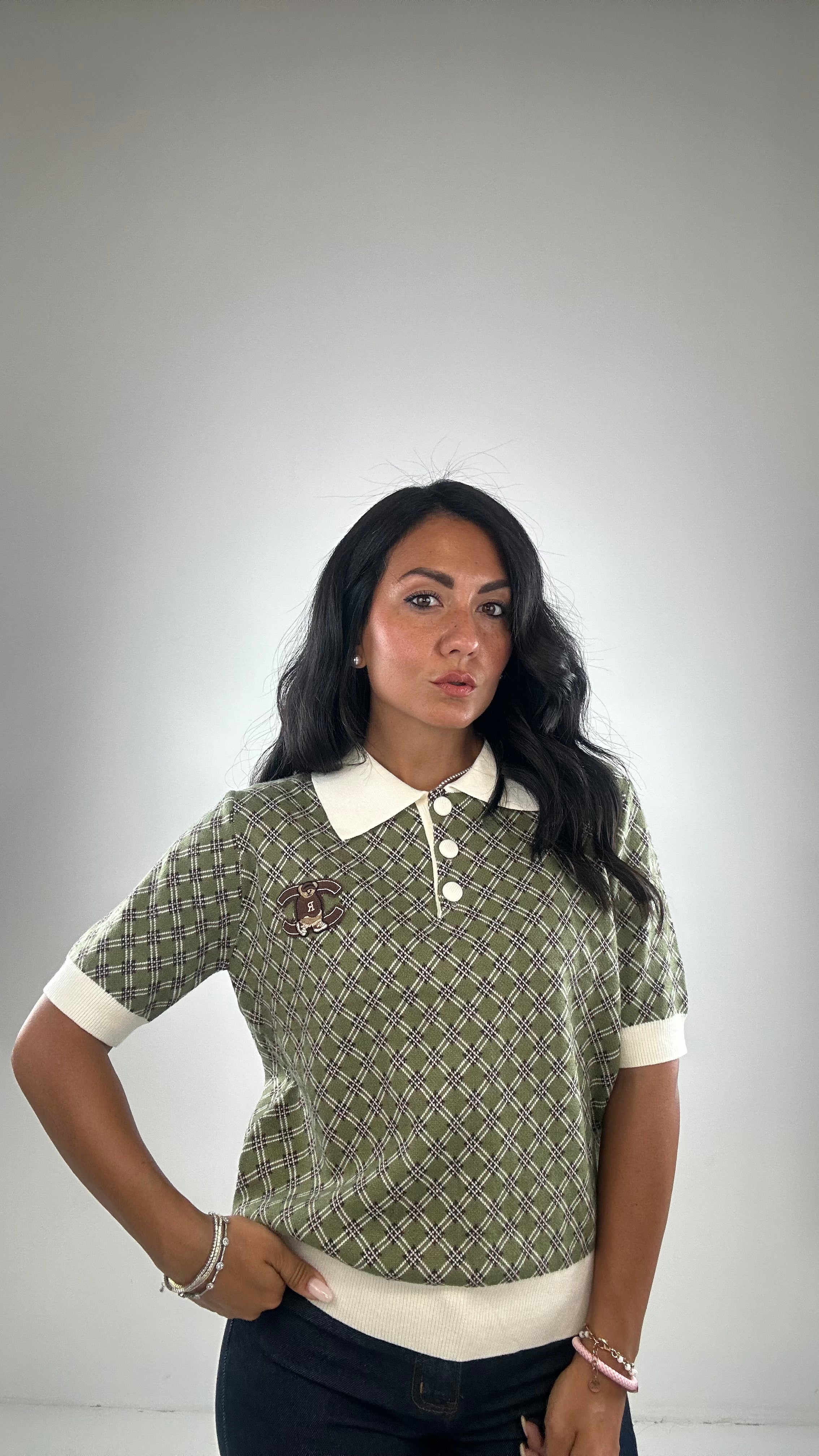 Polo ROMBO CHANNY - VERDE