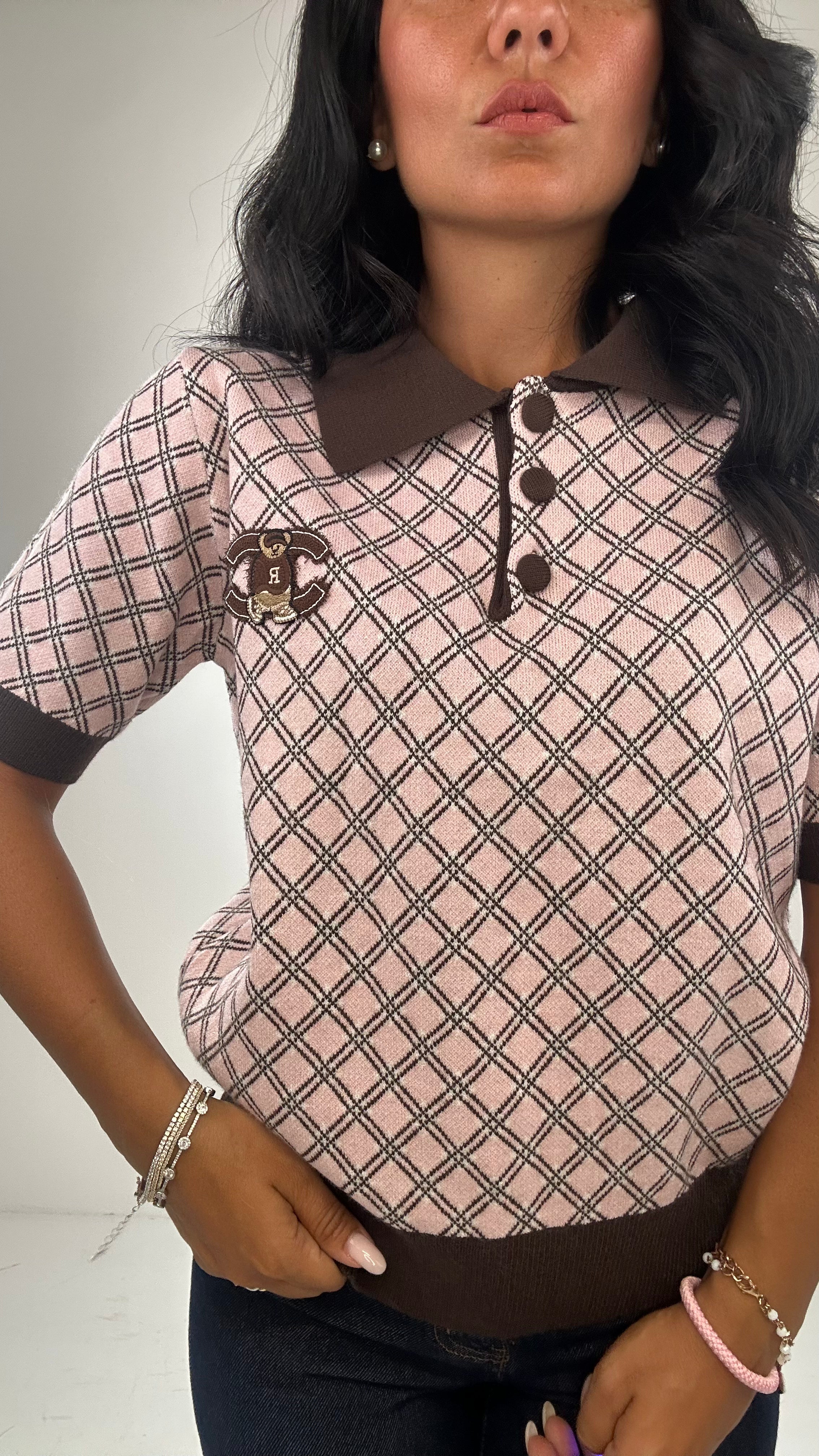 Polo ROMBO CHANNY - ROSA
