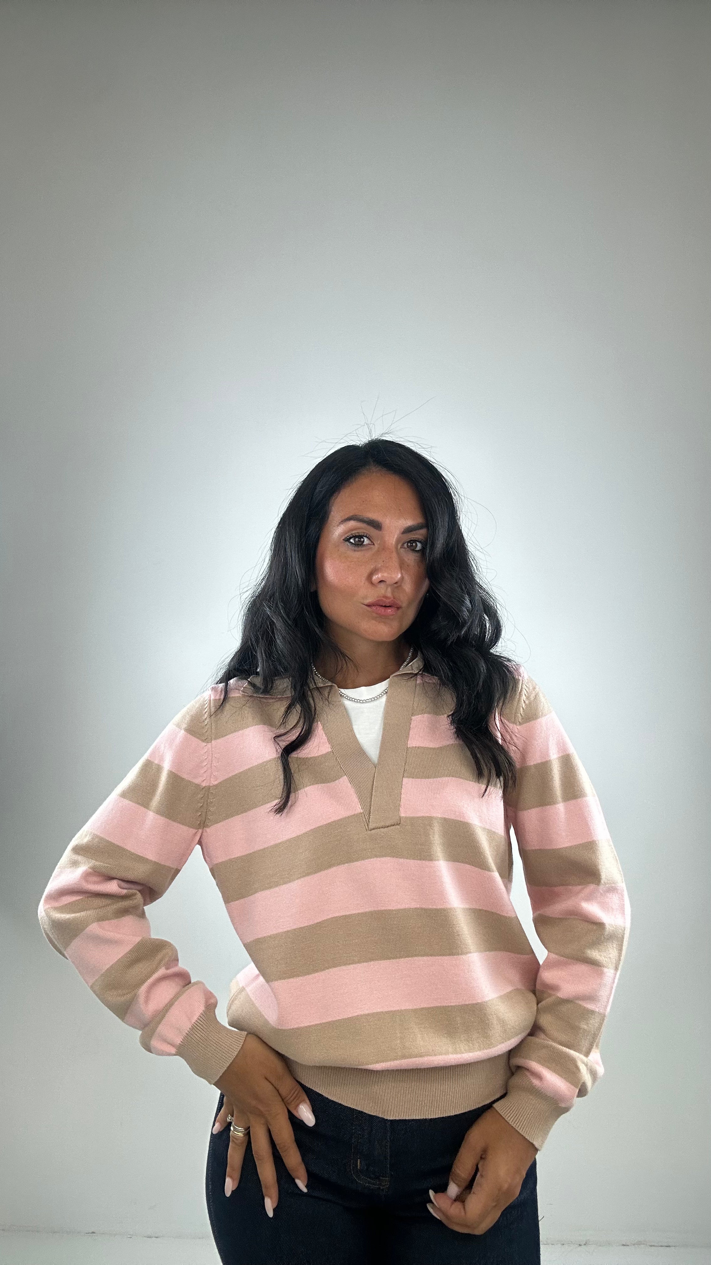 Pull POLO FINTA T-SHIRT - ROSA