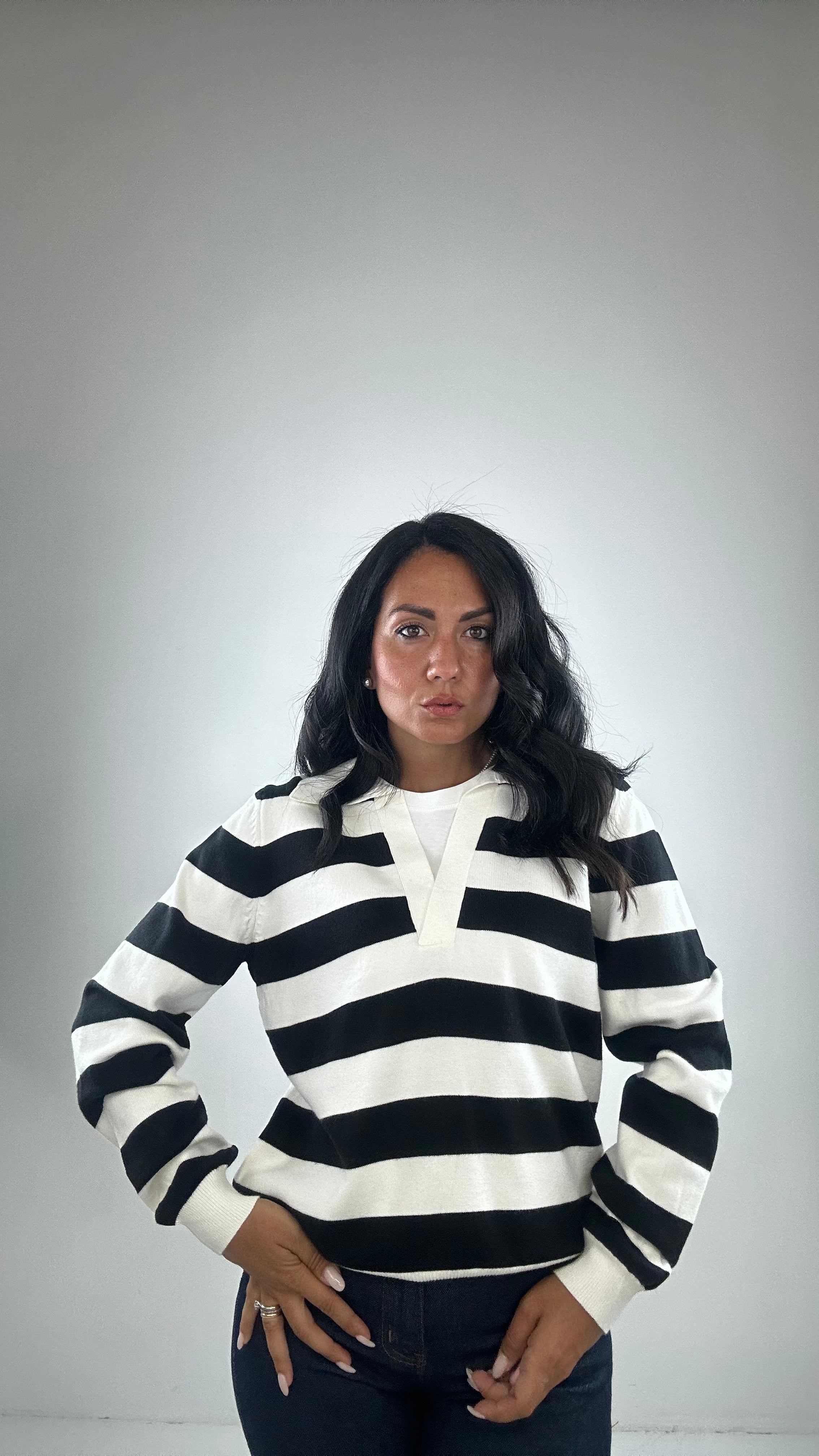 Pull POLO FINTA T-SHIRT - BIANCO