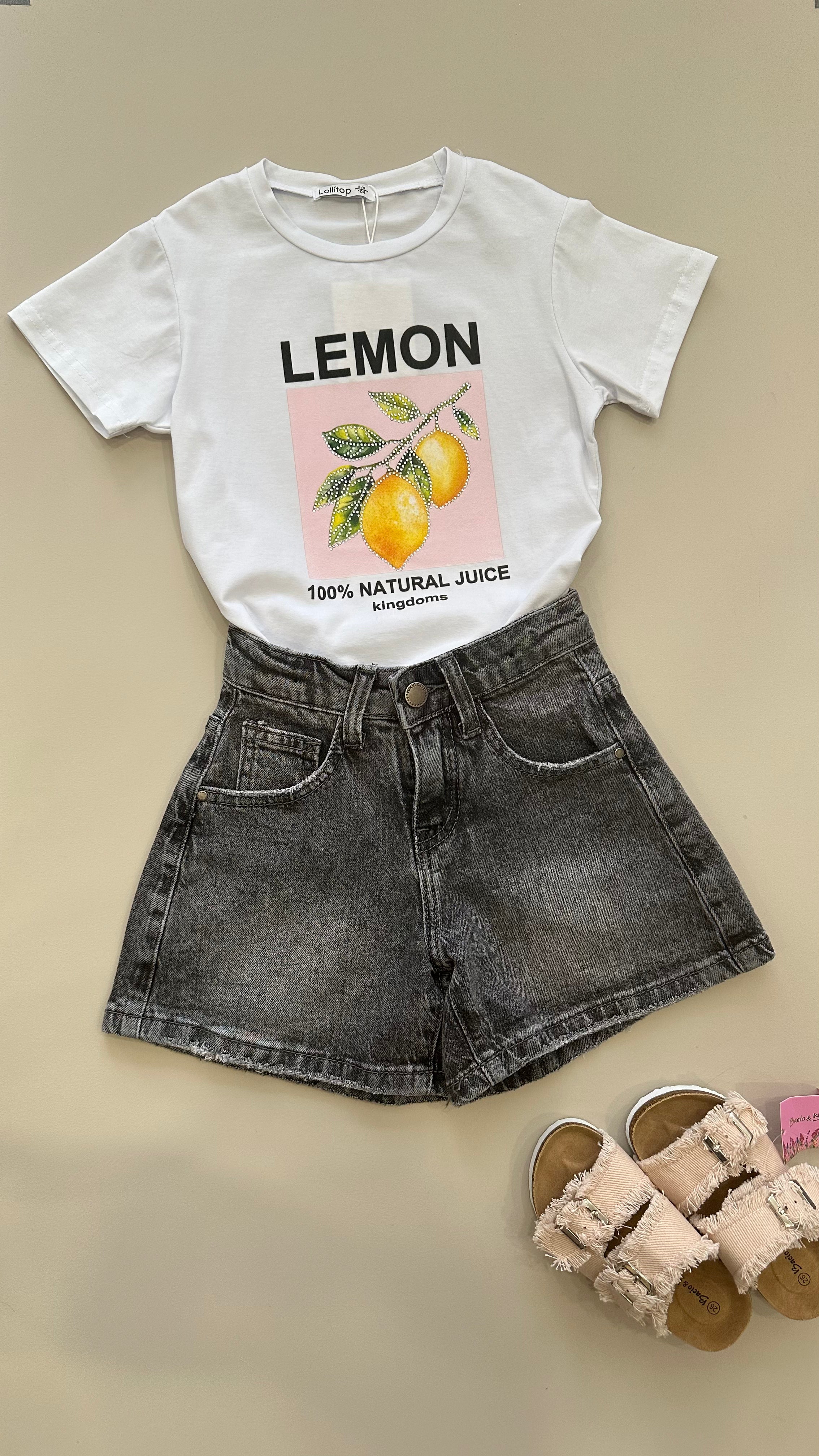 Short JEANS 4-14 - NERO