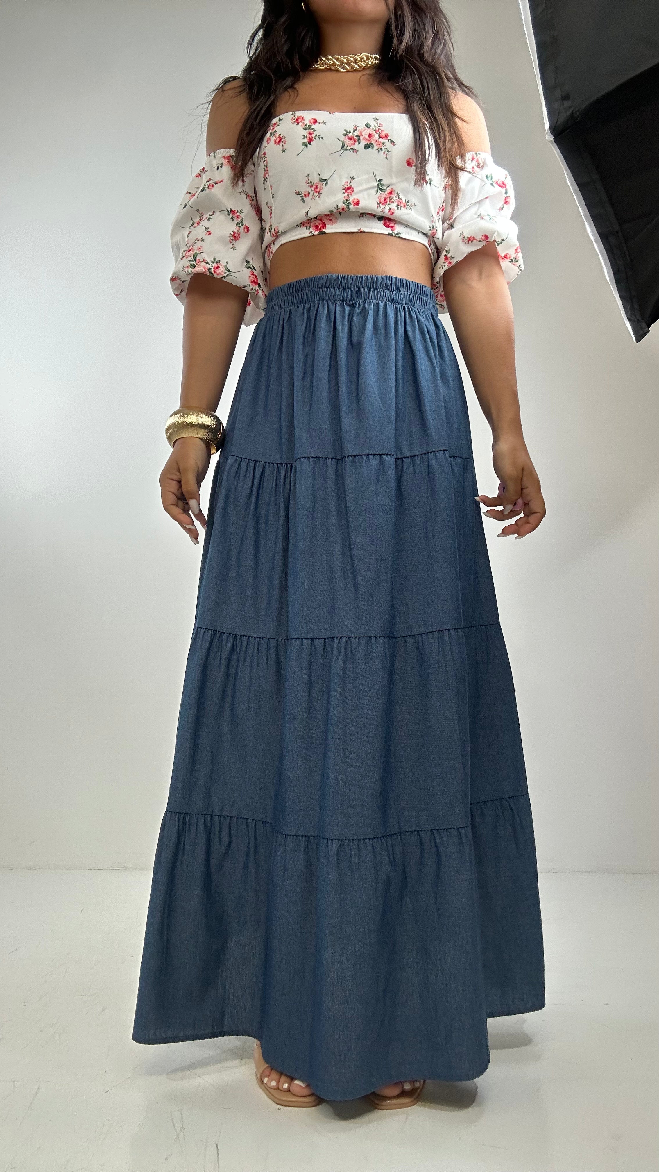 Gonna IN DENIM - JEANS SCURO