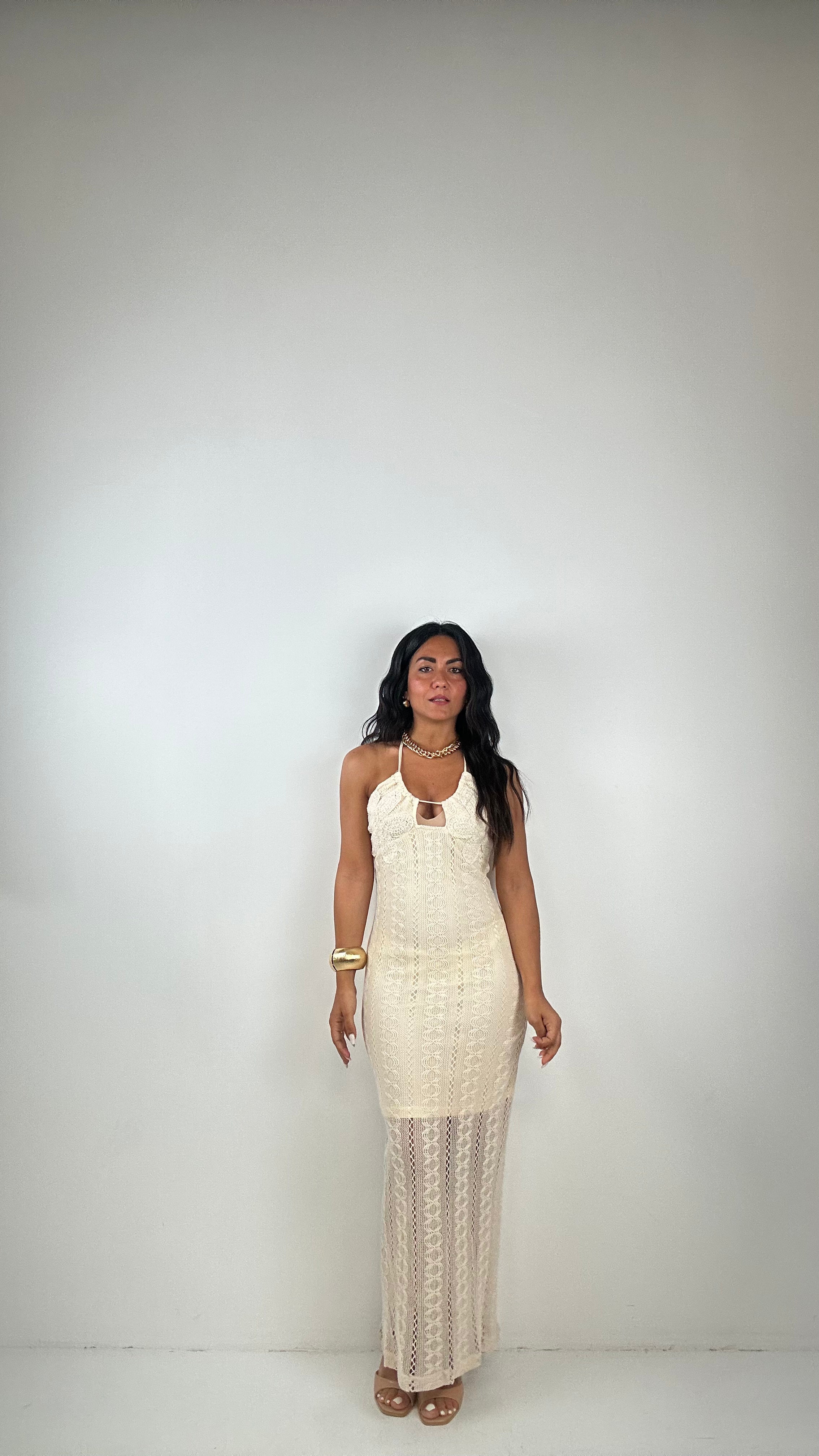 Vestito CLEOP - BEIGE