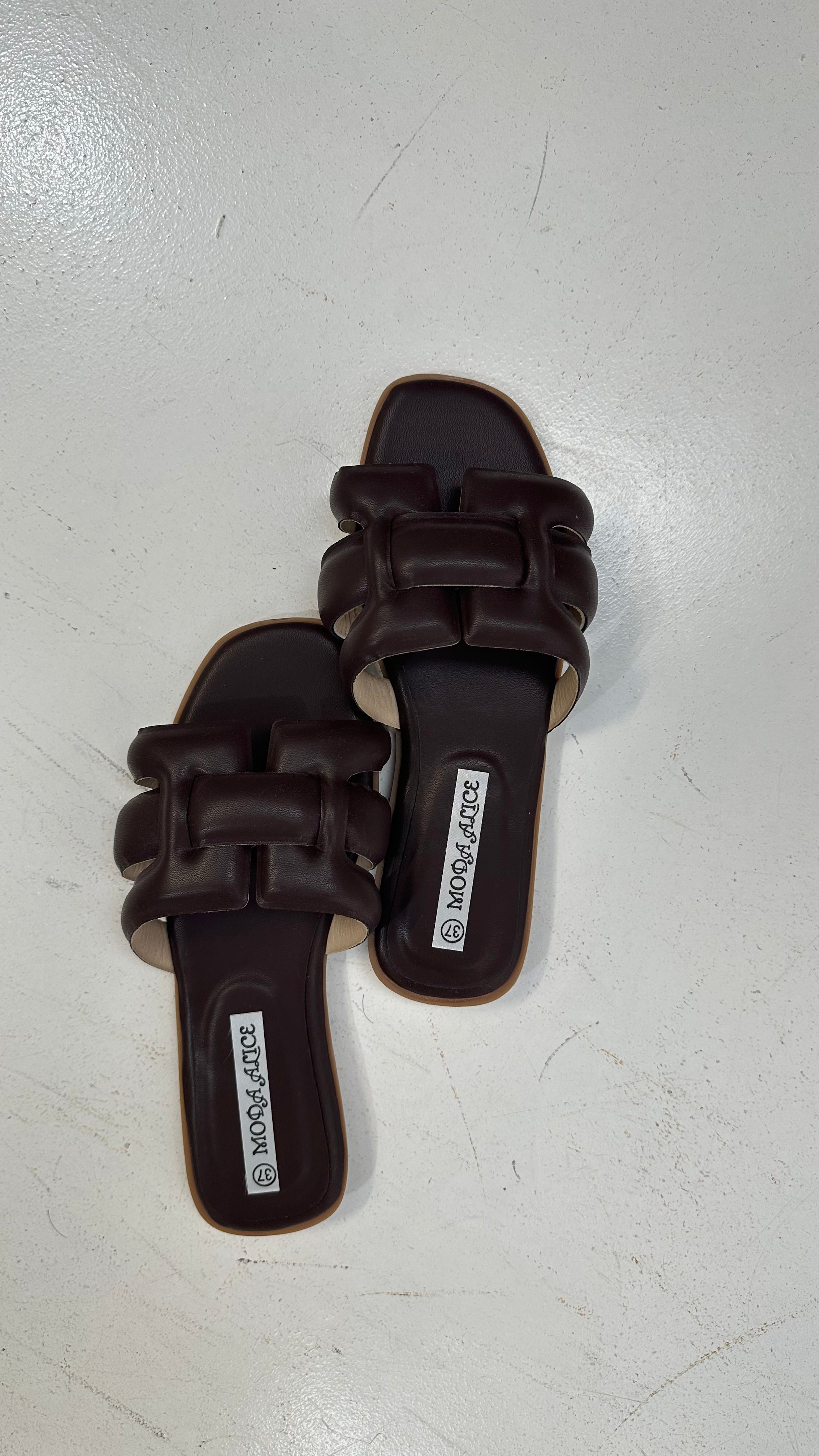 ciabattina BUBBLE - MARRONE