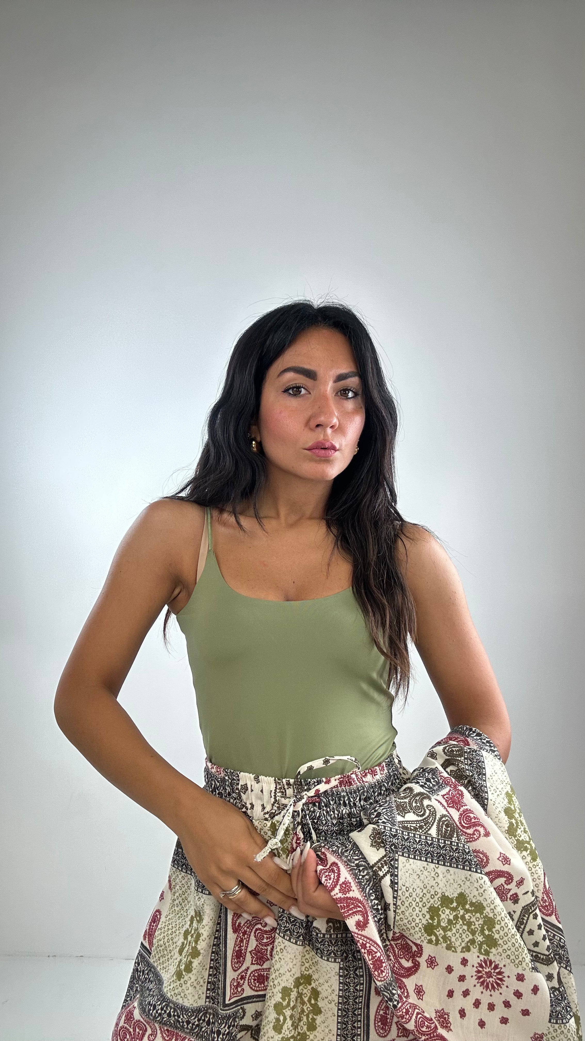 Canotta BRITTI - VERDE MILITARE