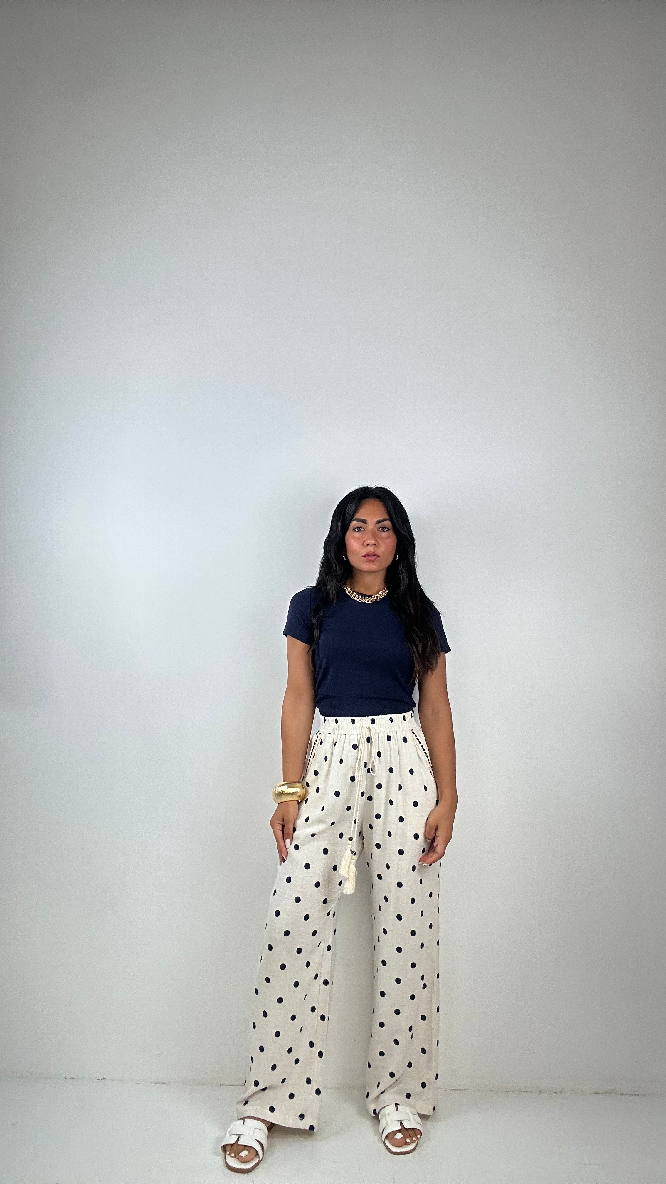 Pantalone SUMMER POIS - BLU