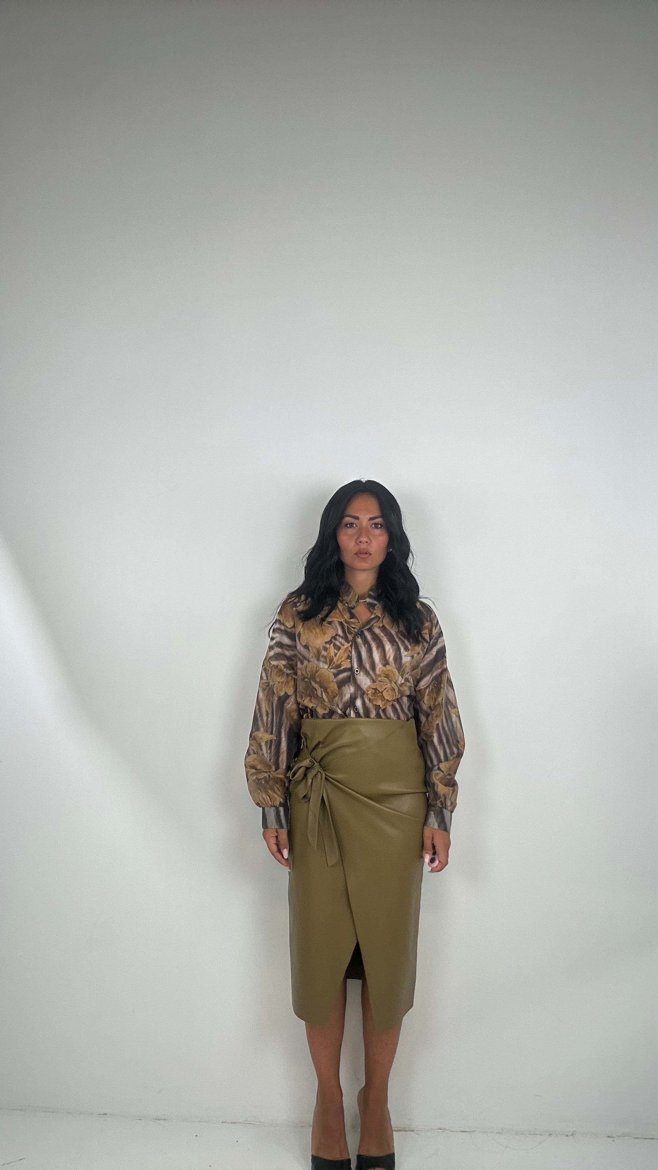 Gonna PORTAFOGLIO ECOPELLE - VERDE