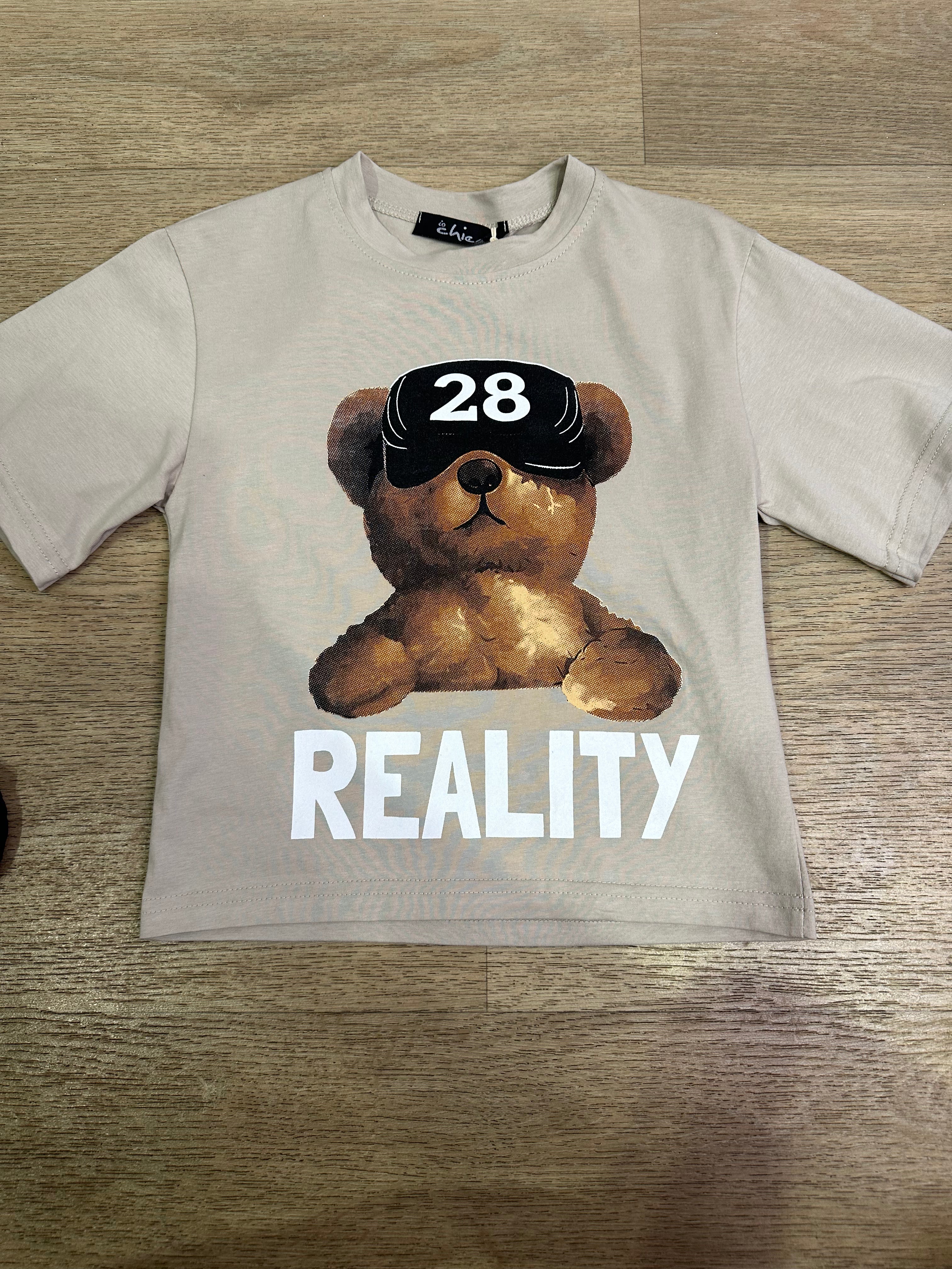 T-shirt REALITY 4-14A - BEIGE