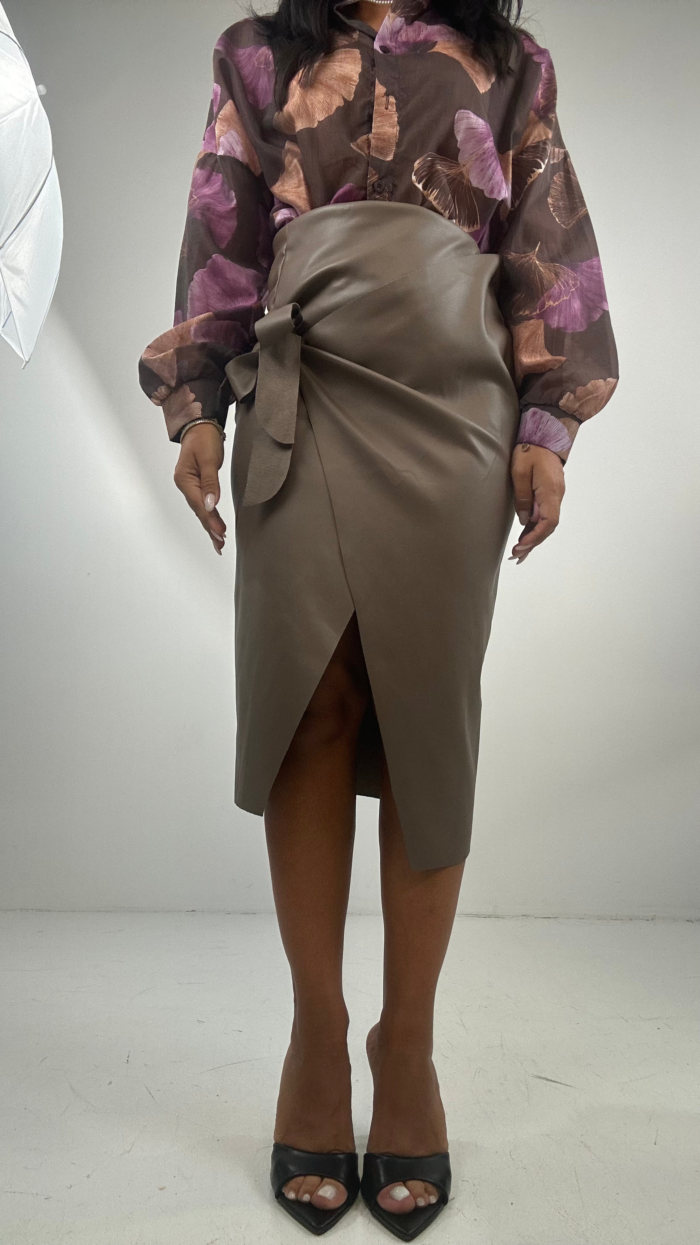 Gonna PORTAFOGLIO ECOPELLE - KHAKI