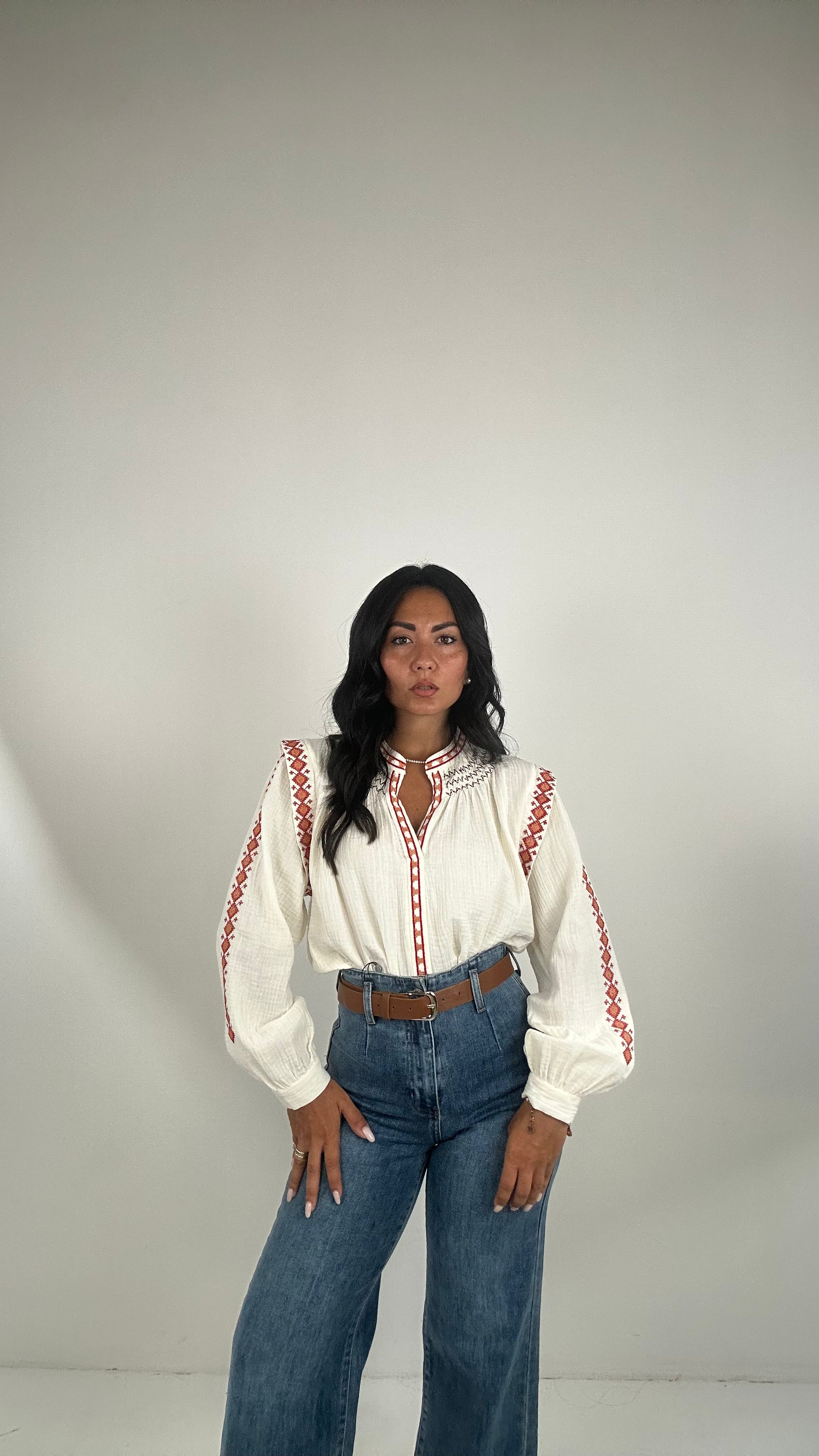 Camicia VOLANT EST - BIANCO