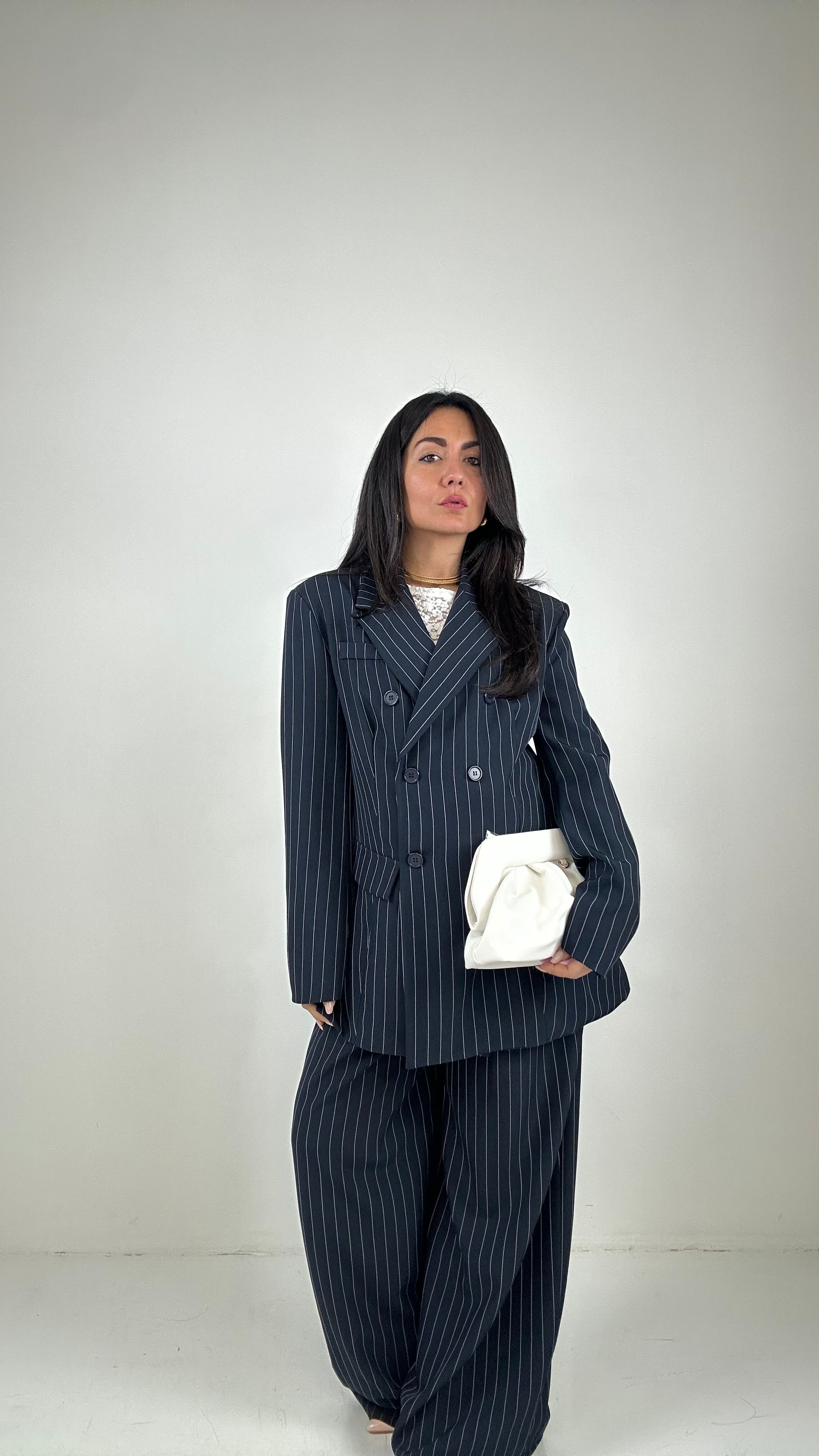 Tailleur GESSATO DOPPIOPETTO - BLU