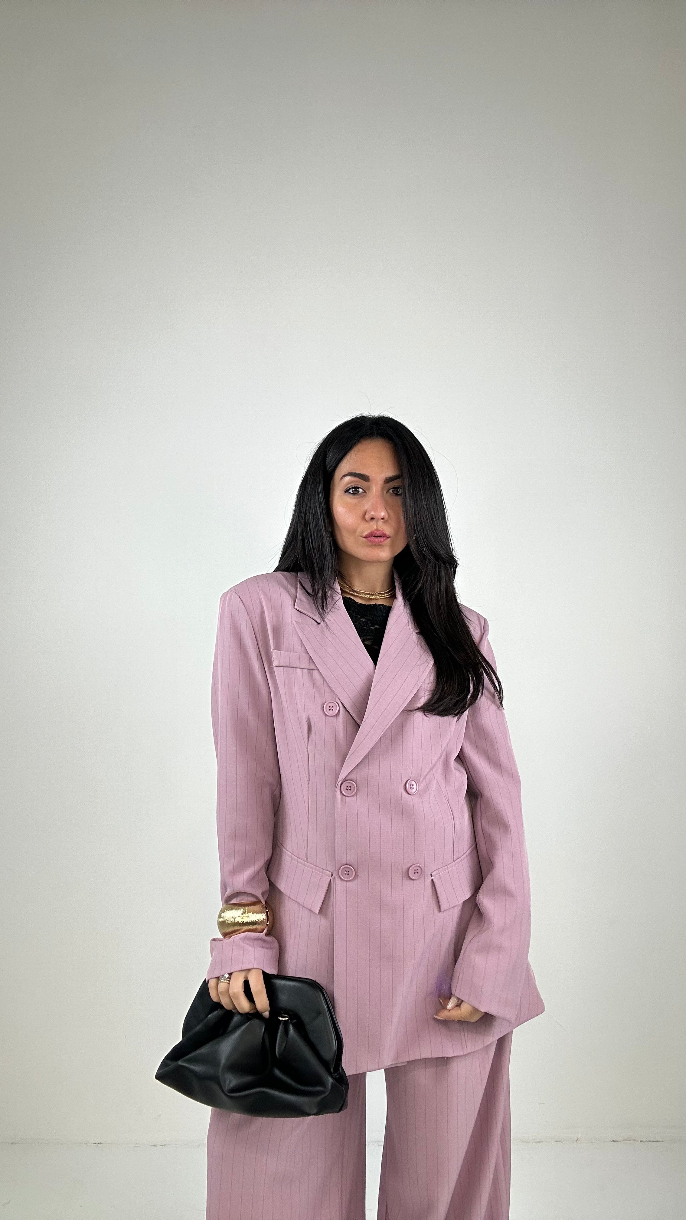 Tailleur GESSATO DOPPIOPETTO - ROSA