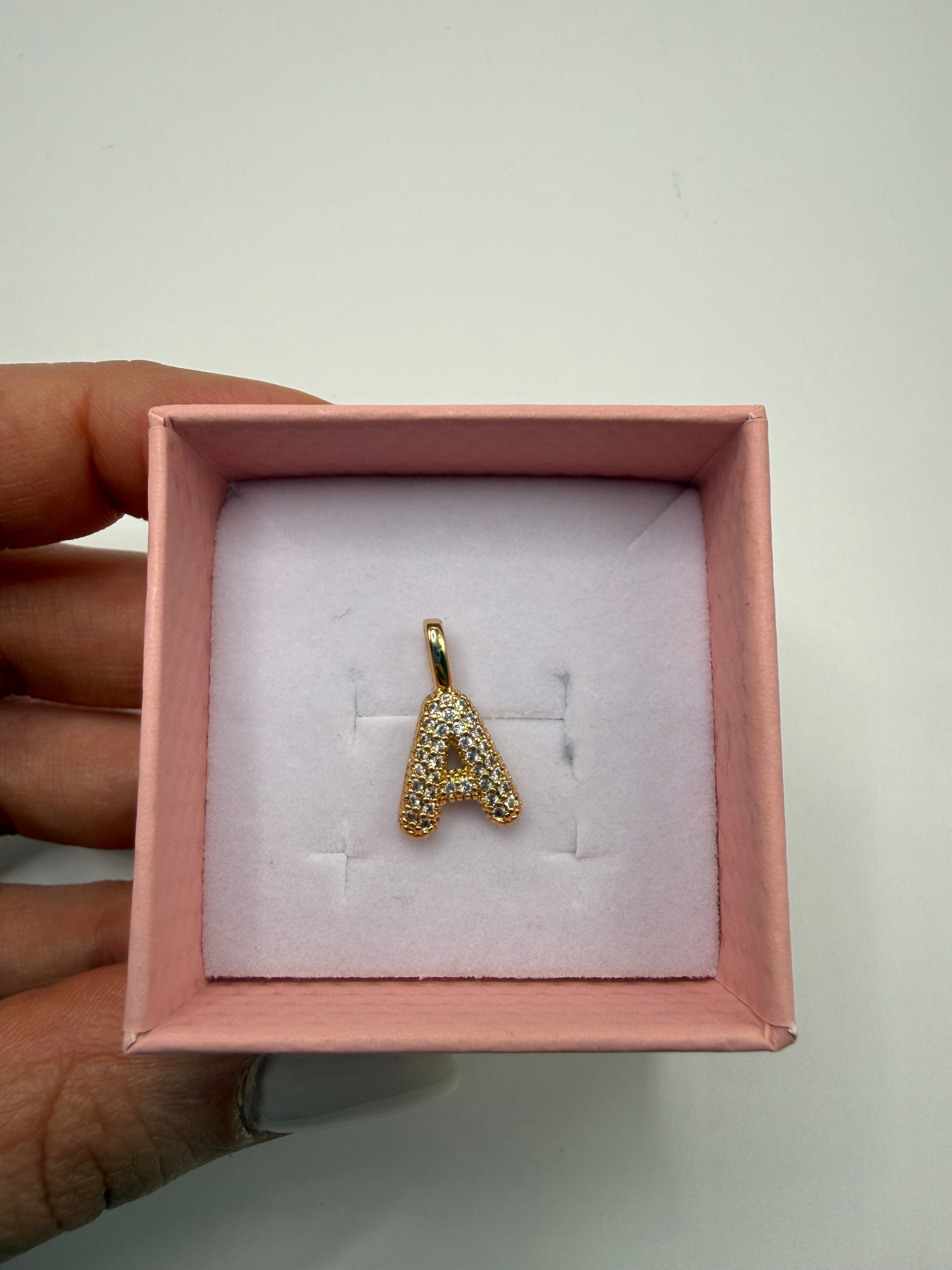 Lettera ORO SINGOLA CHARM - A