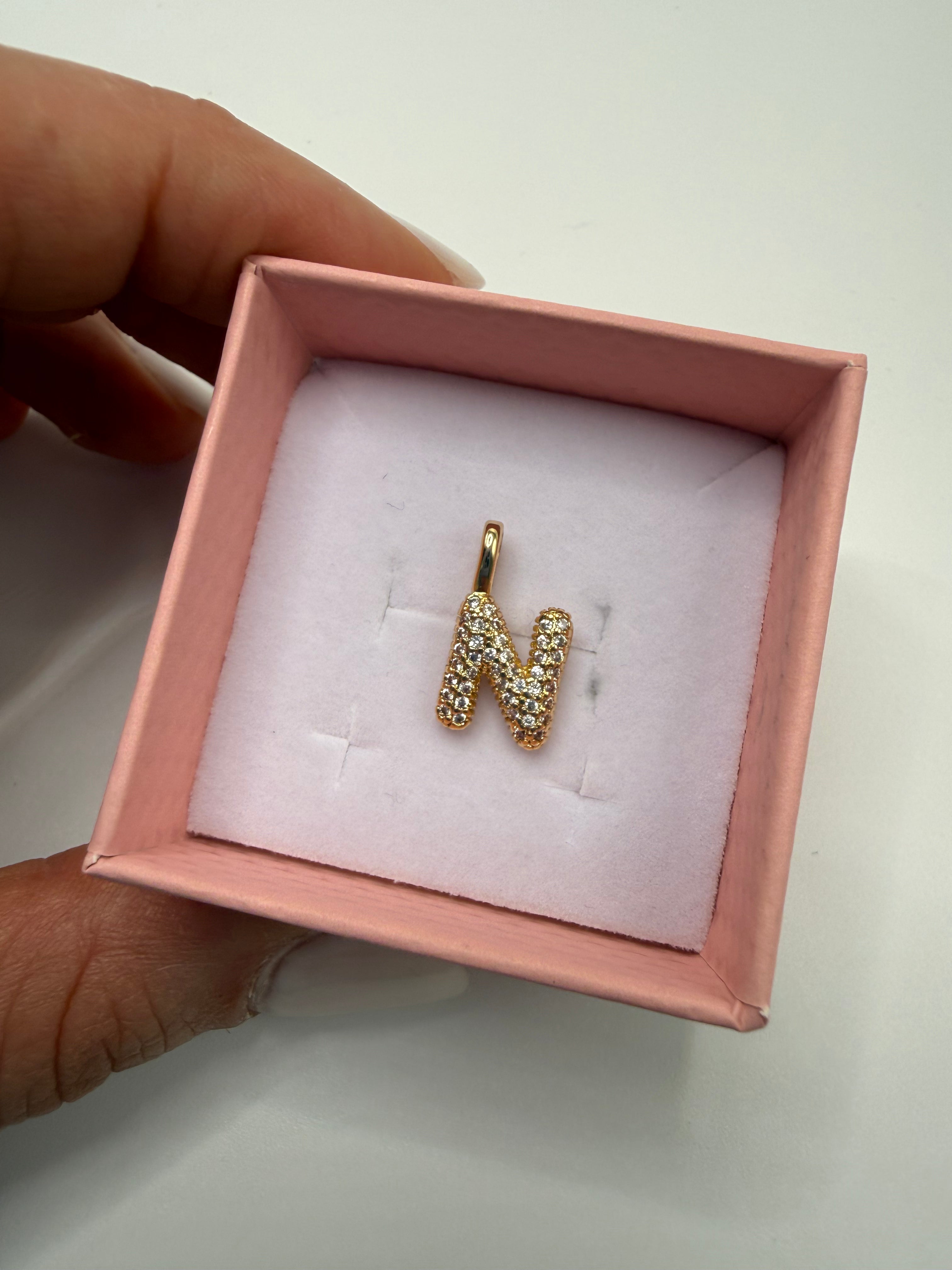 Lettera ORO SINGOLA CHARM - N