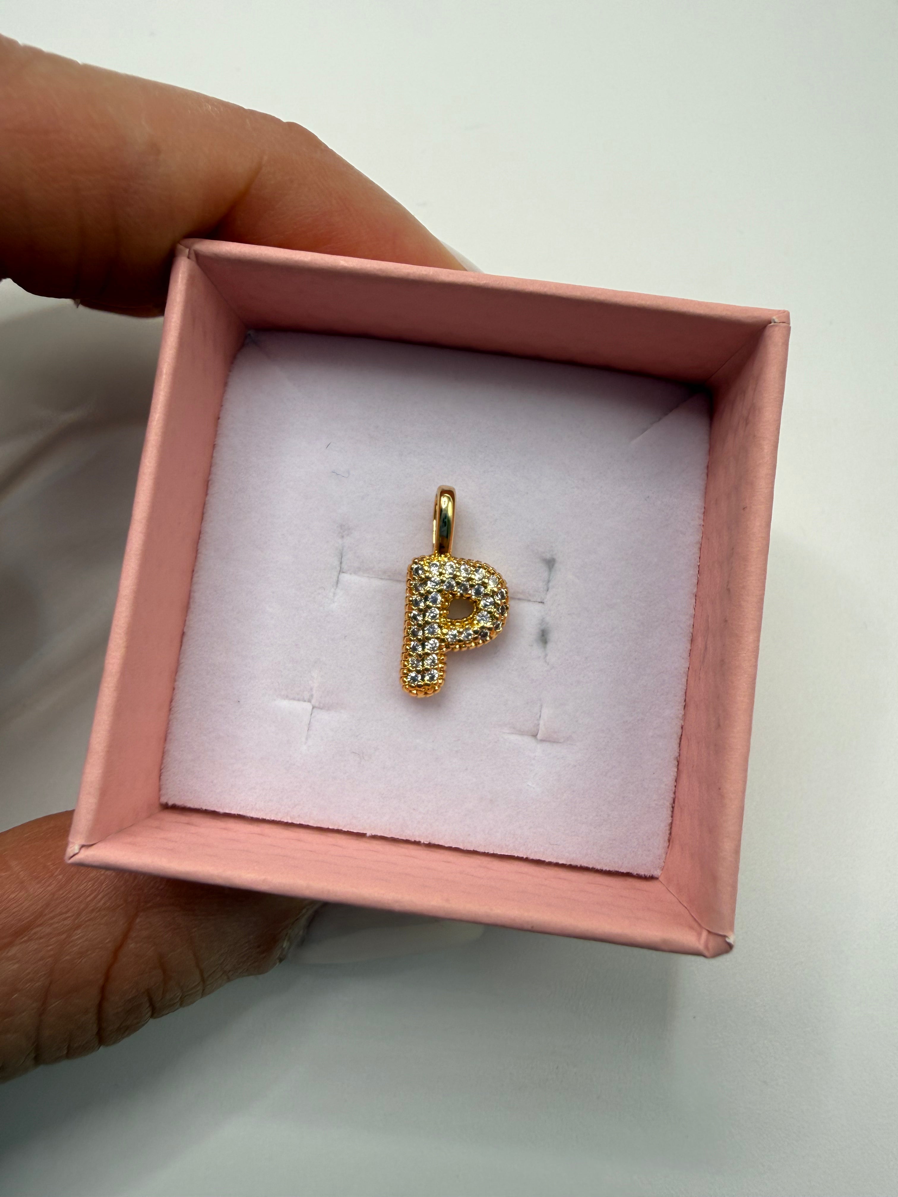 Lettera ORO SINGOLA CHARM - P