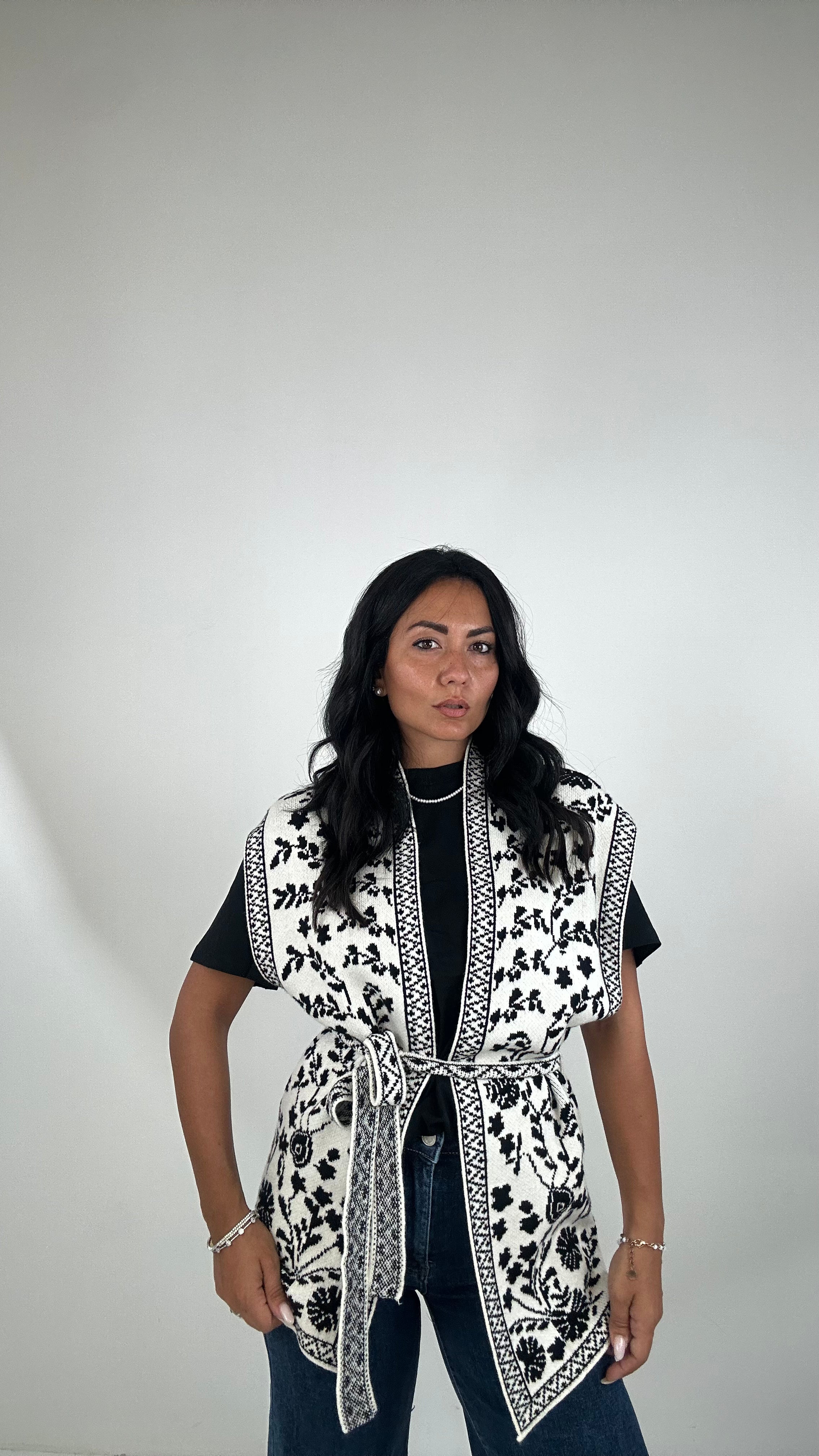 Gilet IN MAGLIA MEDISON - BIANCO