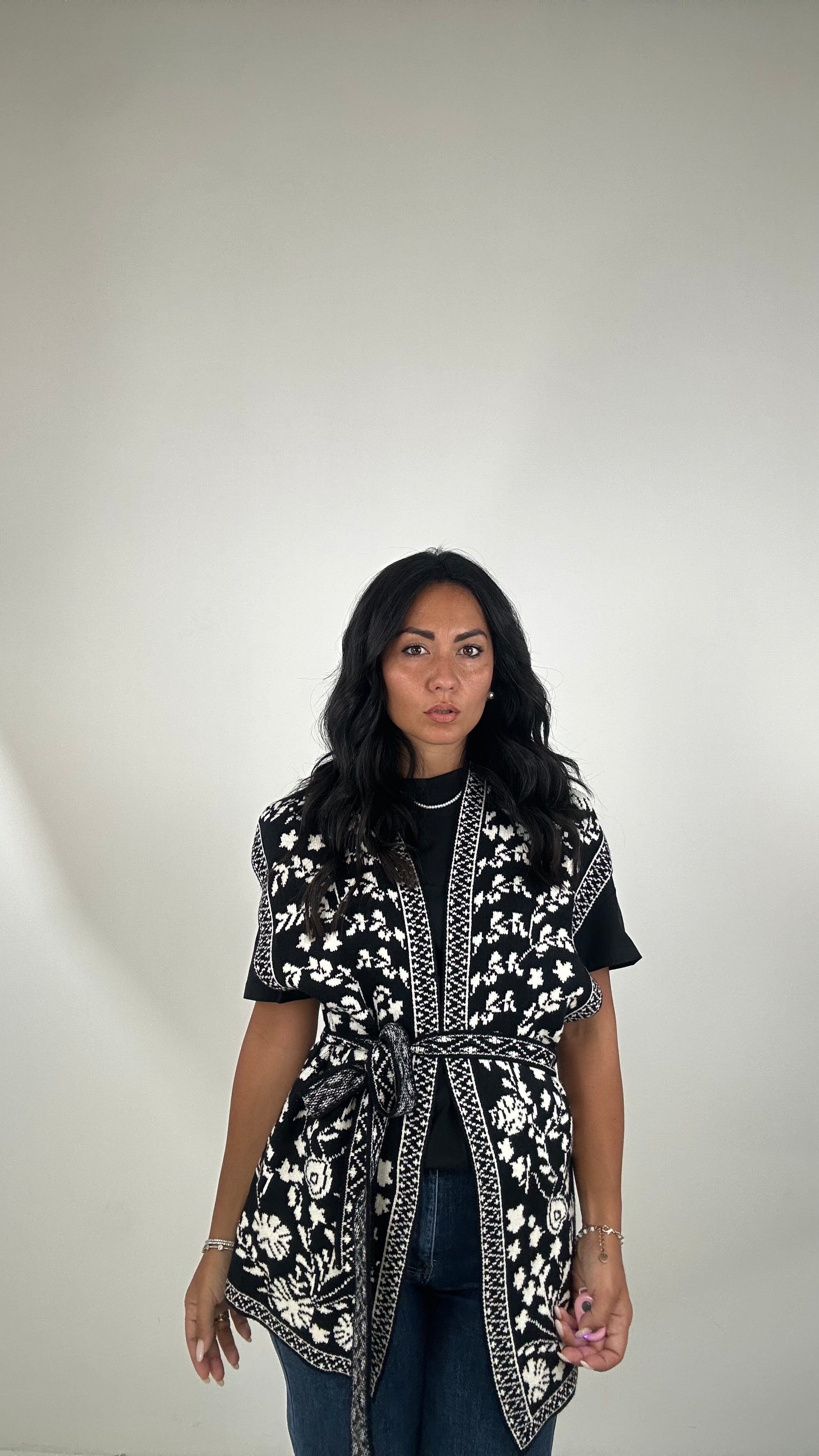 Gilet IN MAGLIA MEDISON - NERO