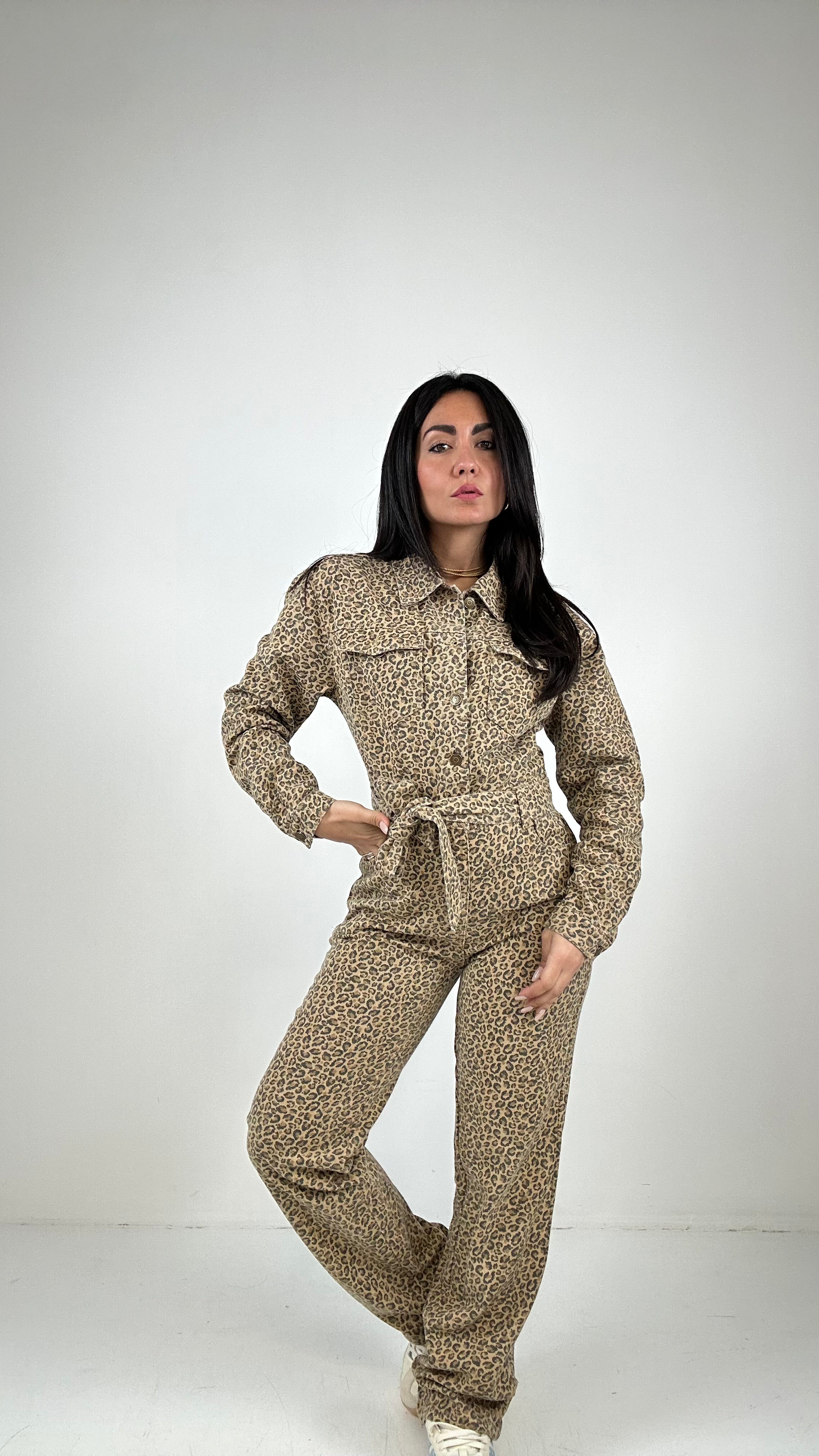 Tuta DENIM ANIMALIER - MACULATO