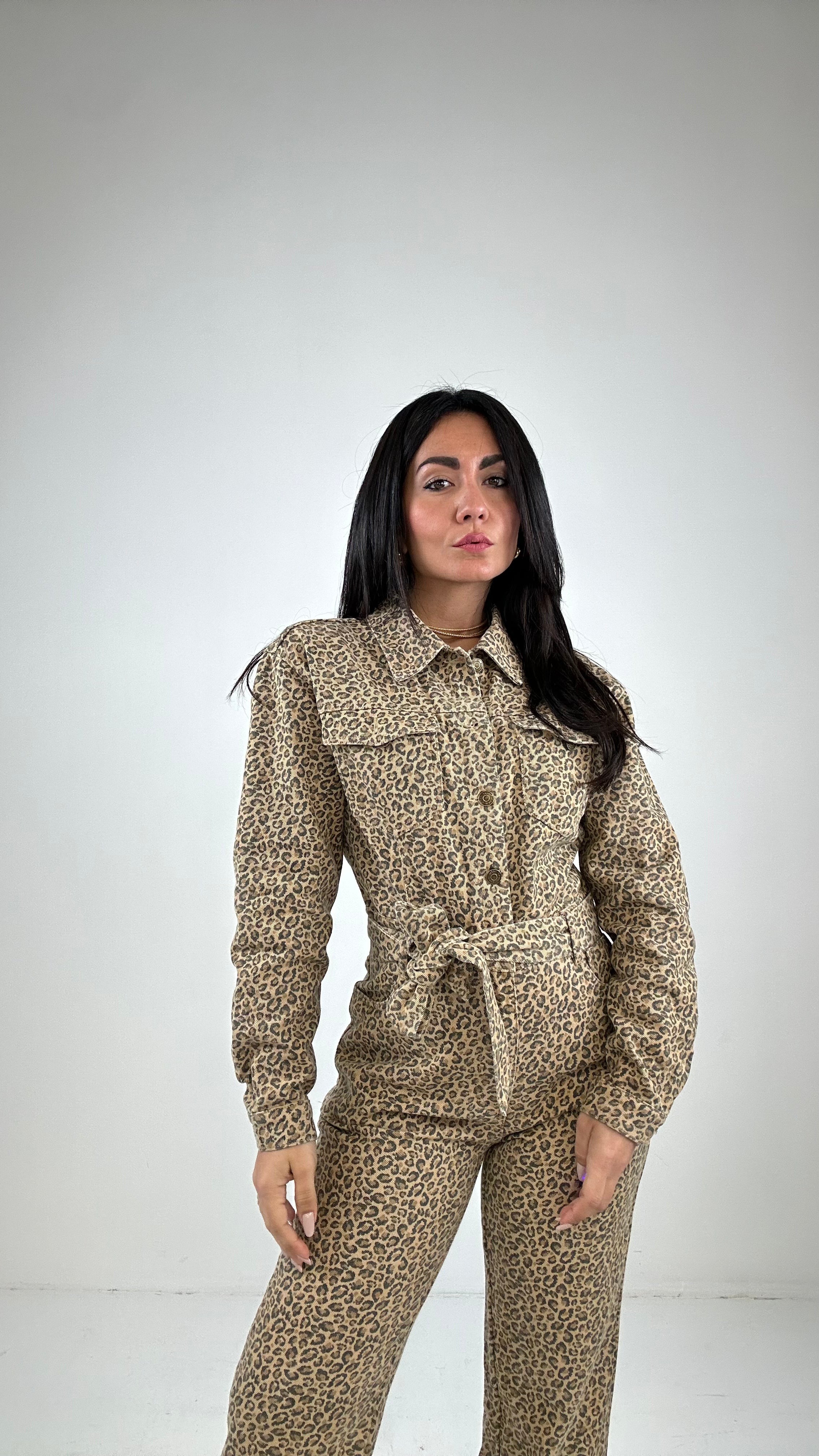 Tuta DENIM ANIMALIER - MACULATO
