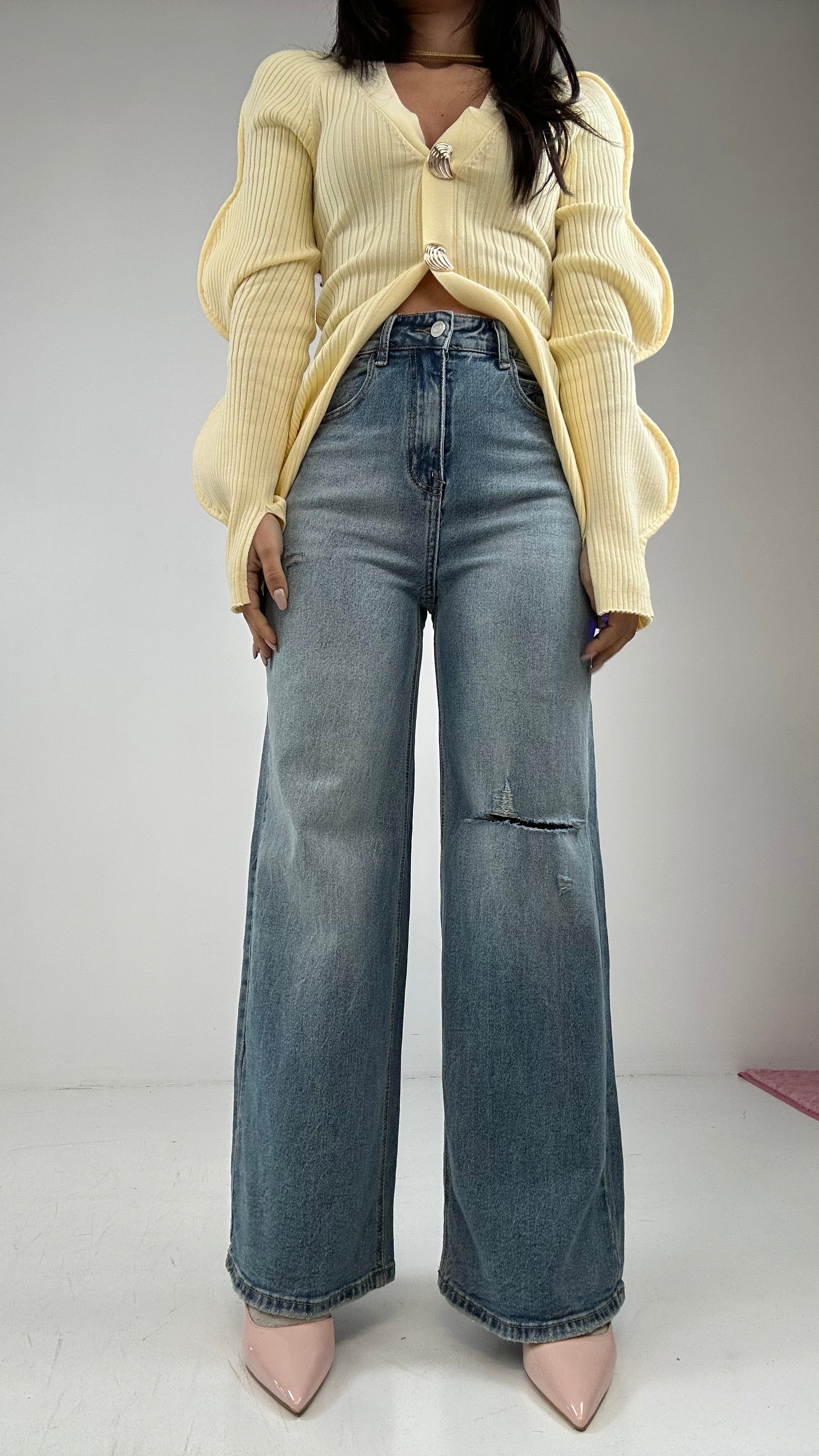 Jeans SUPER WIDE STRAPPO - JEANS