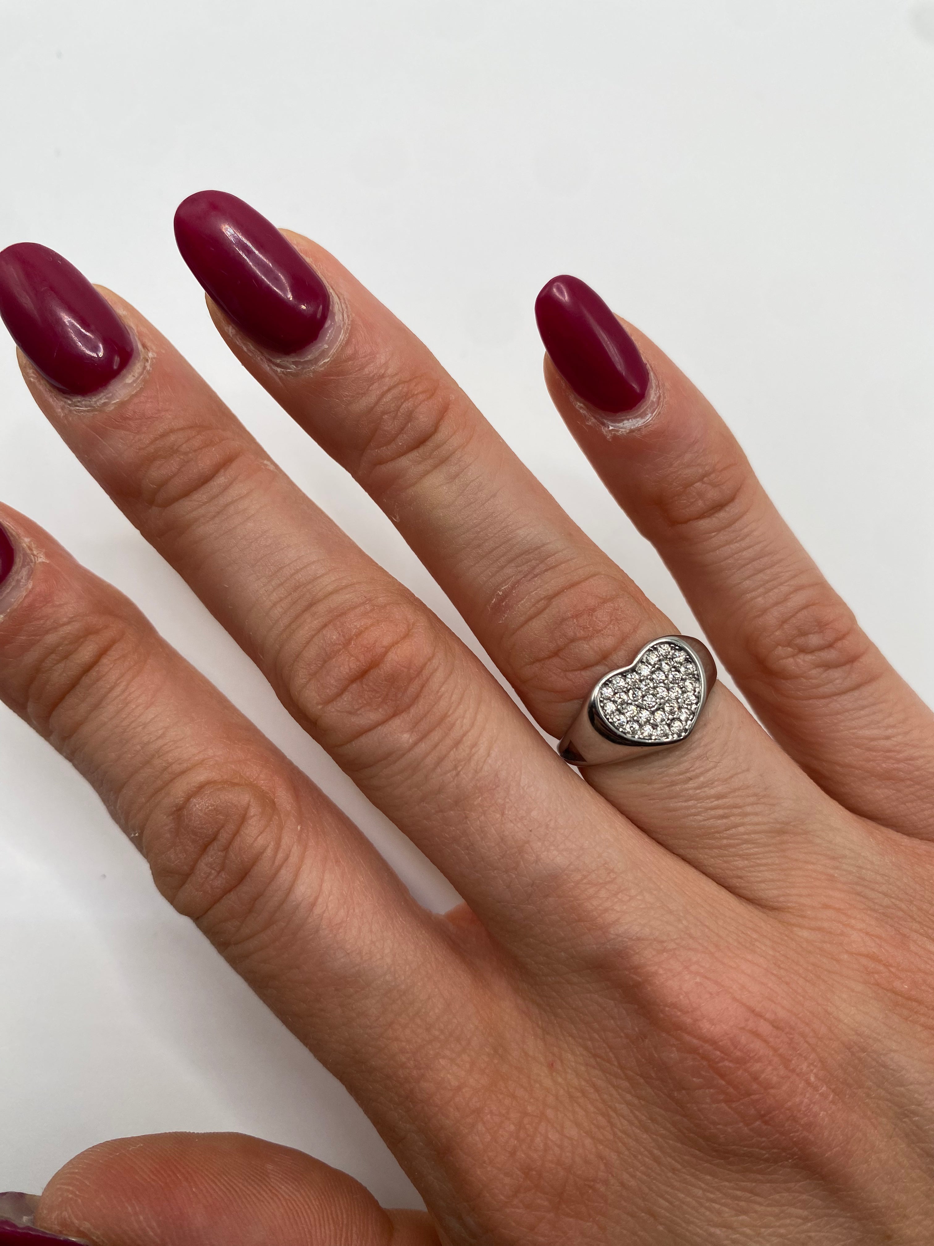 Anello CUORE BRILL - ARGENTO