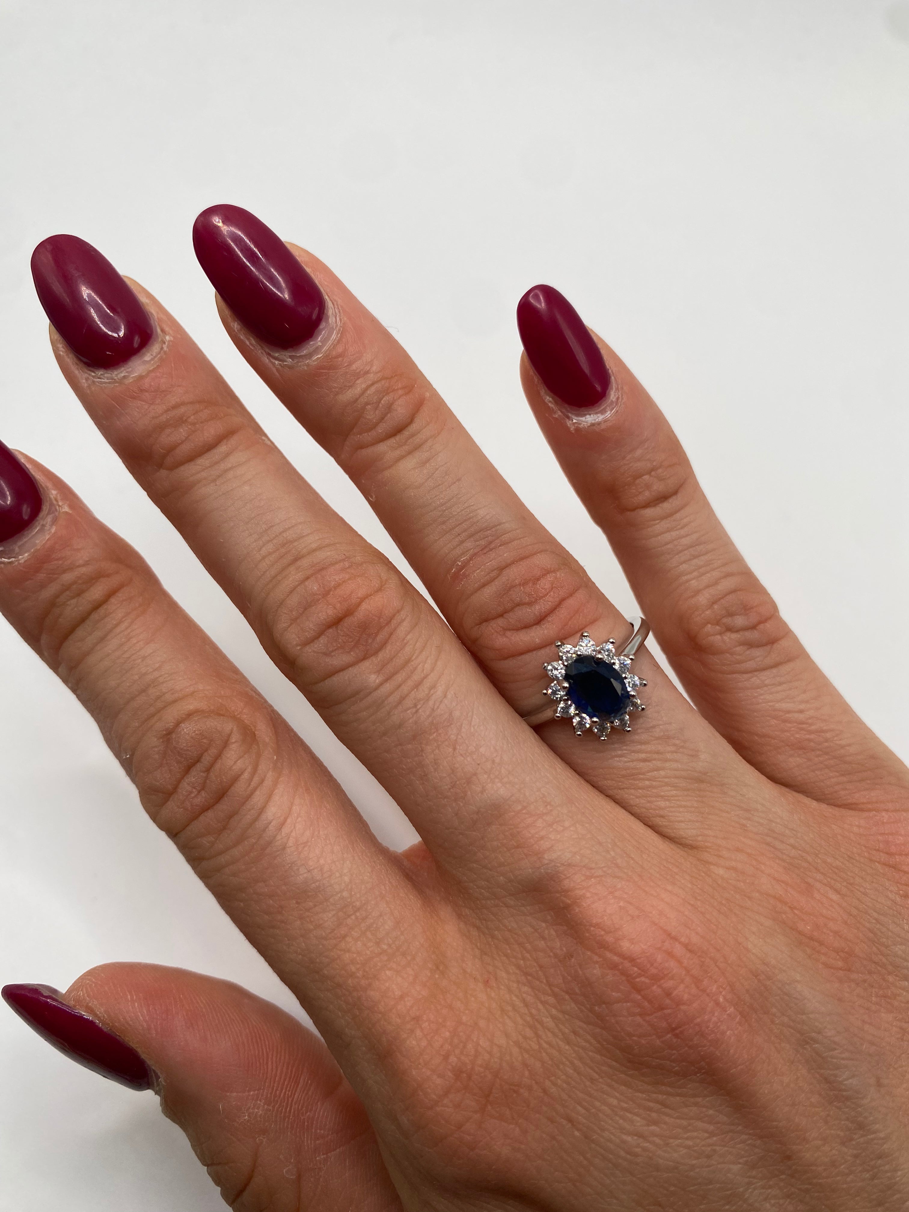 Anello LADY D - BLU