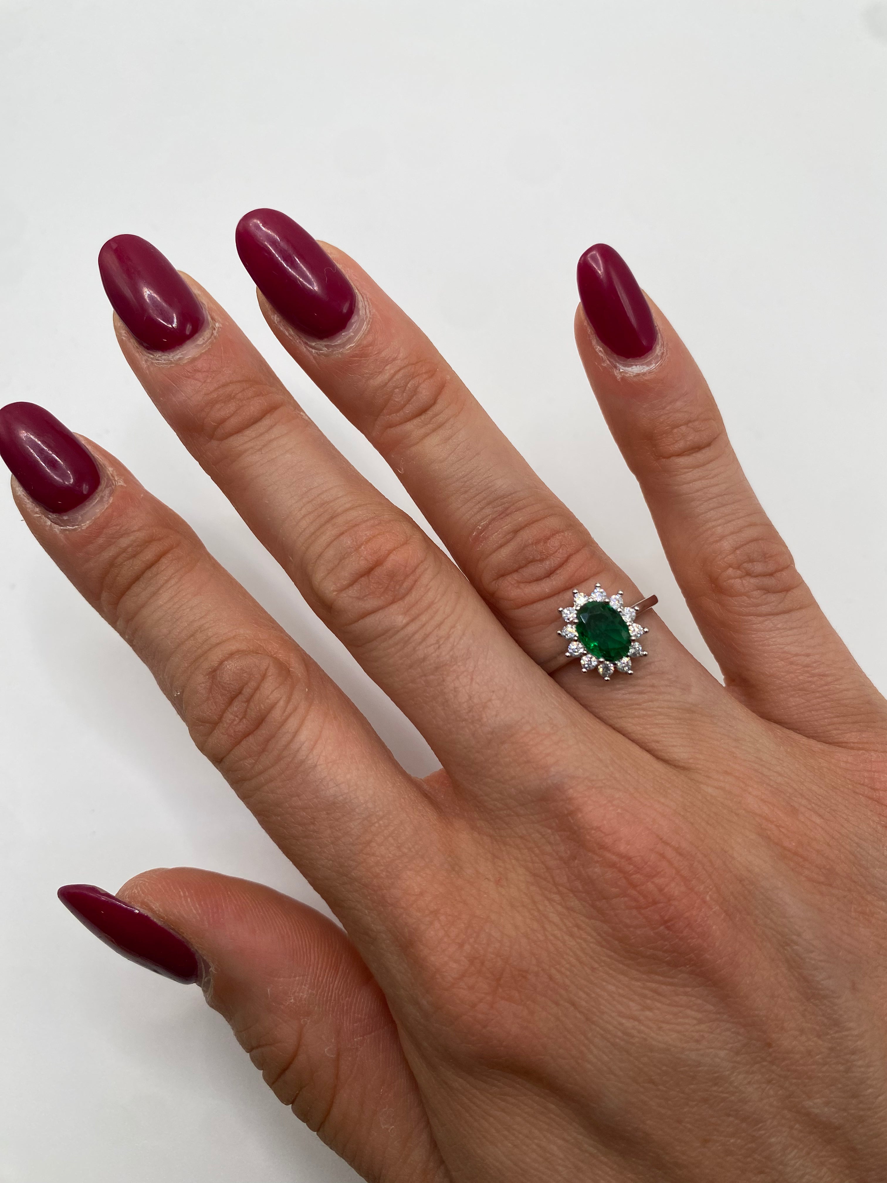 Anello LADY D - VERDE