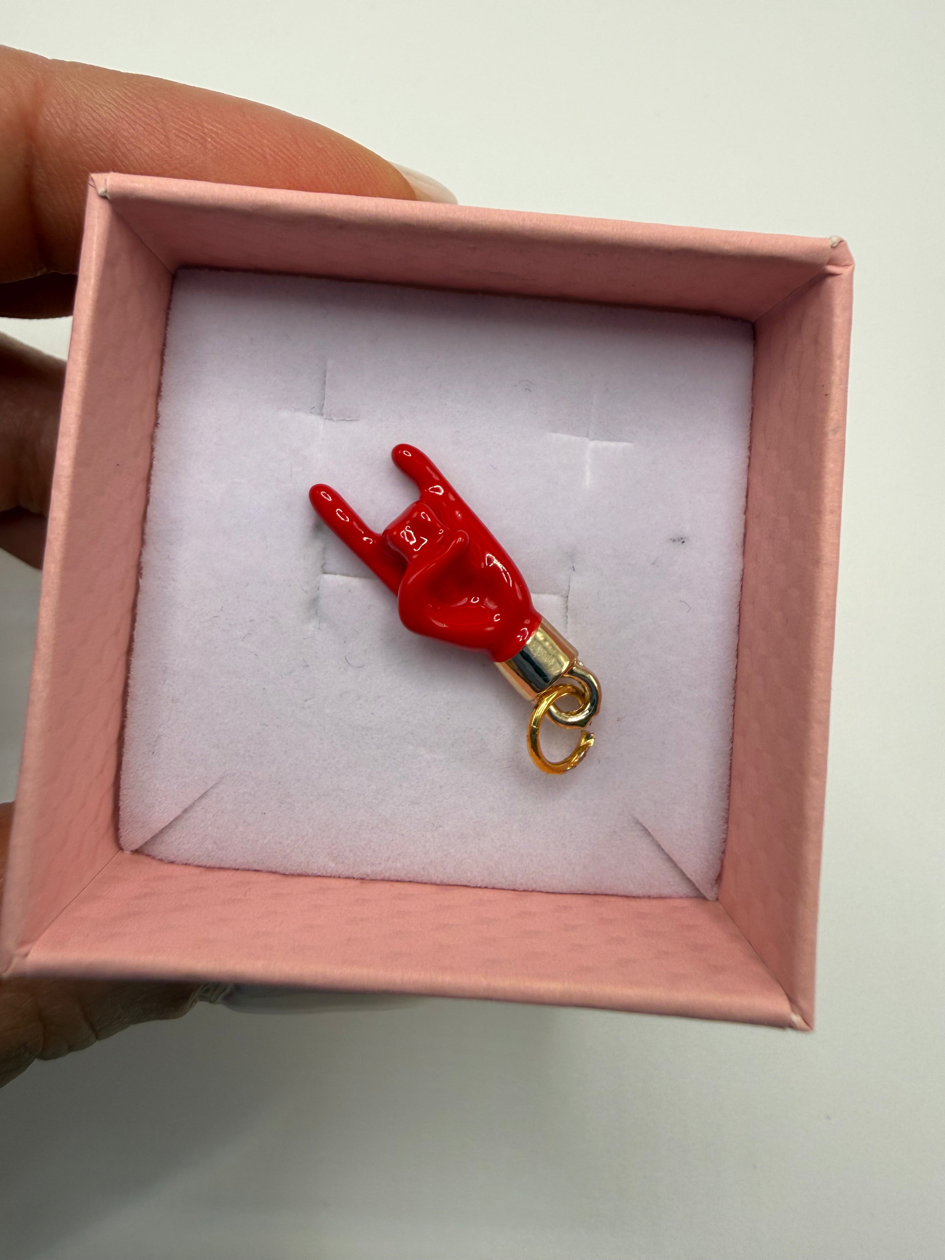Charm VIBES COLLANA - ROSSO
