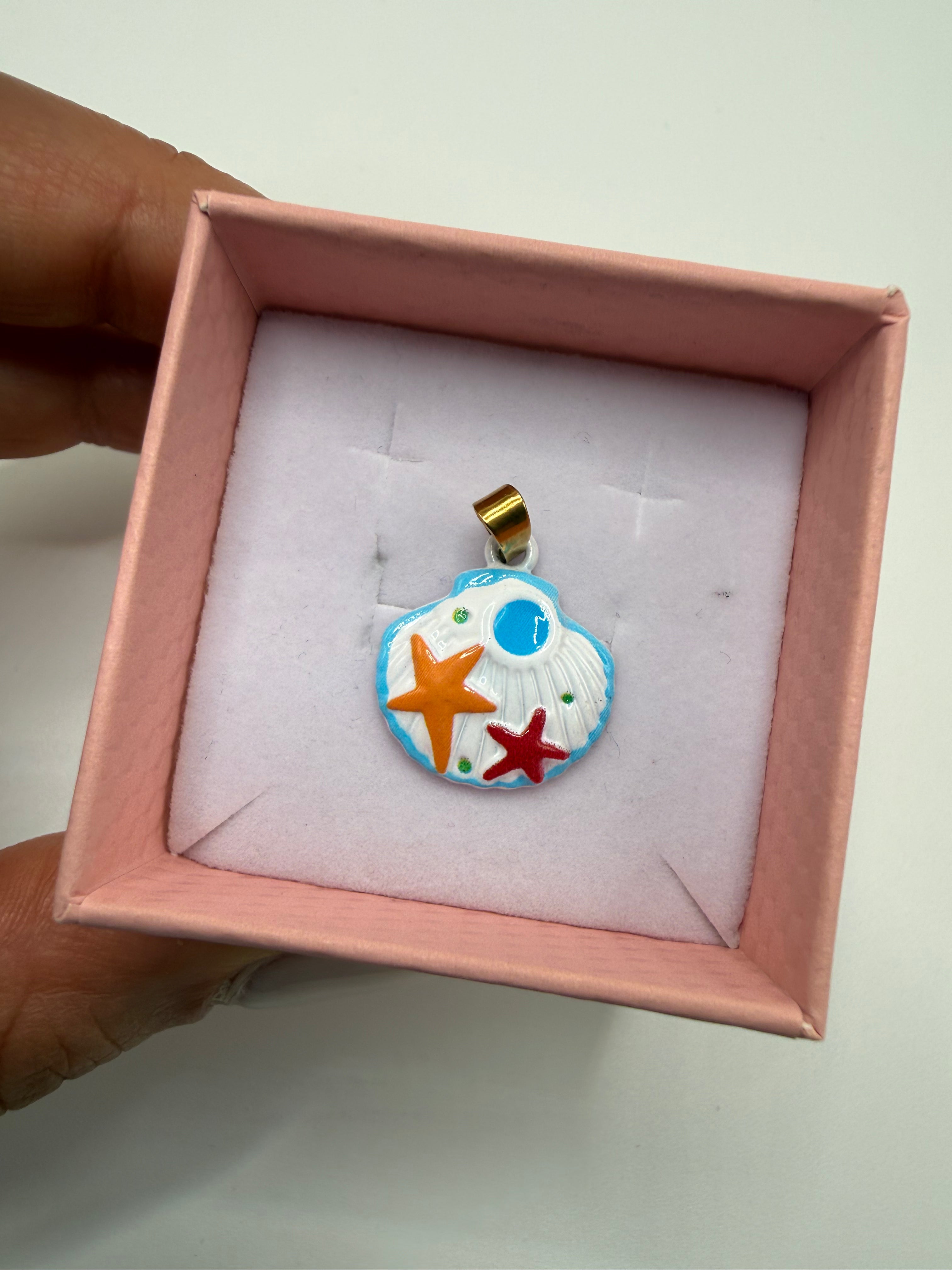 Charm VIBES COLLANA - CELESTE