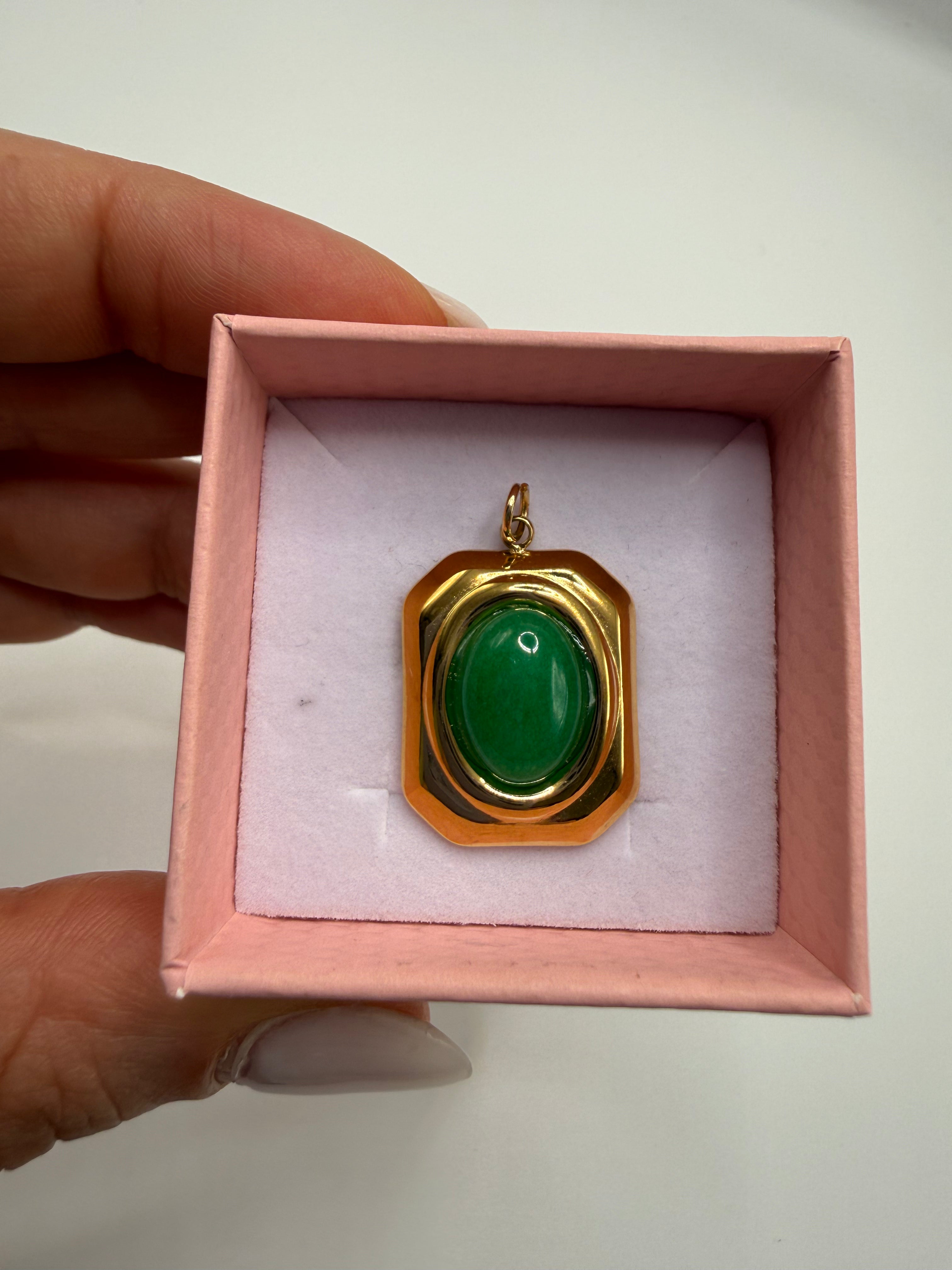Ciondolo MINA - VERDE