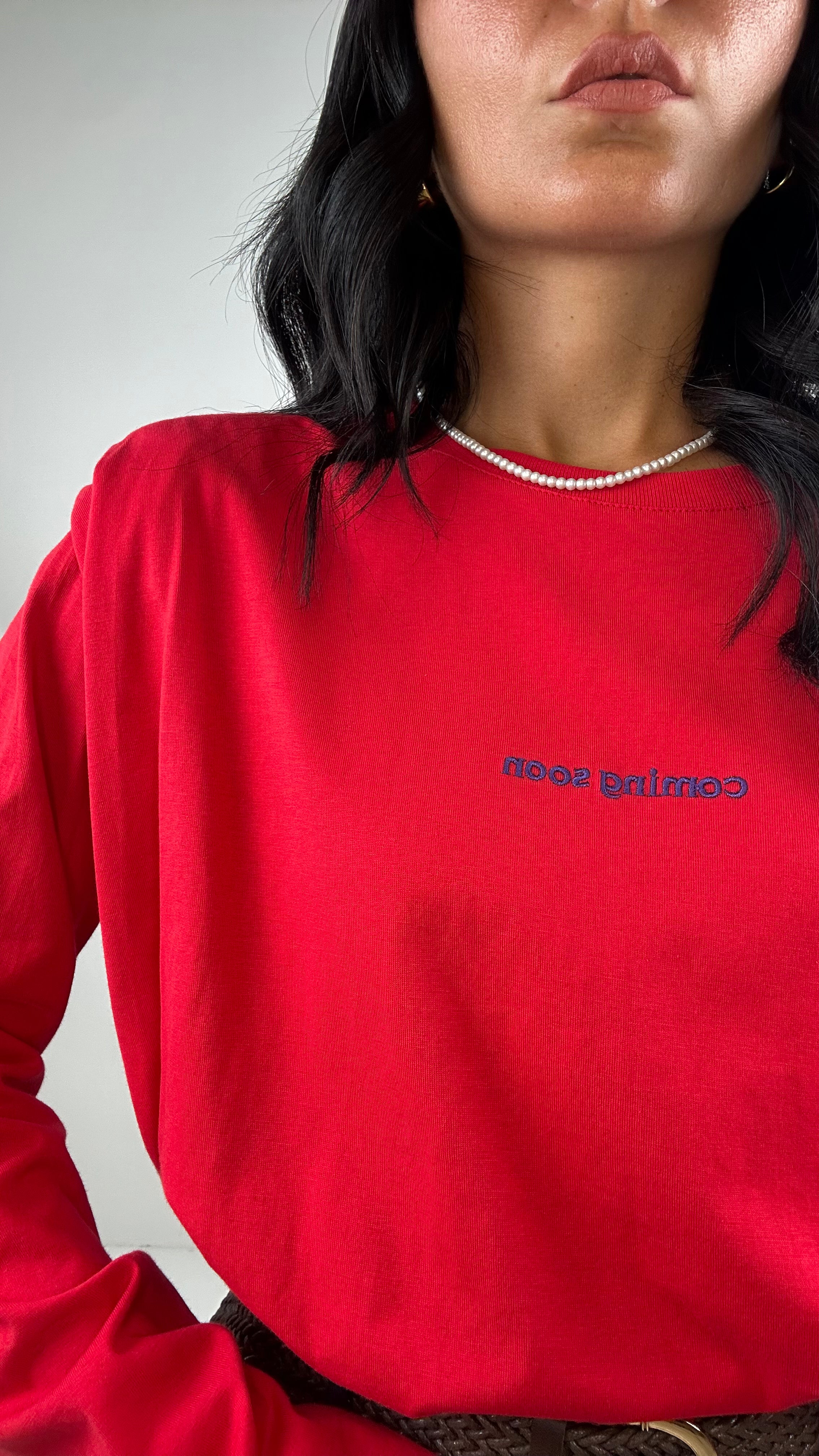 Maglia LUMINA COMIN SOON - ROSSO