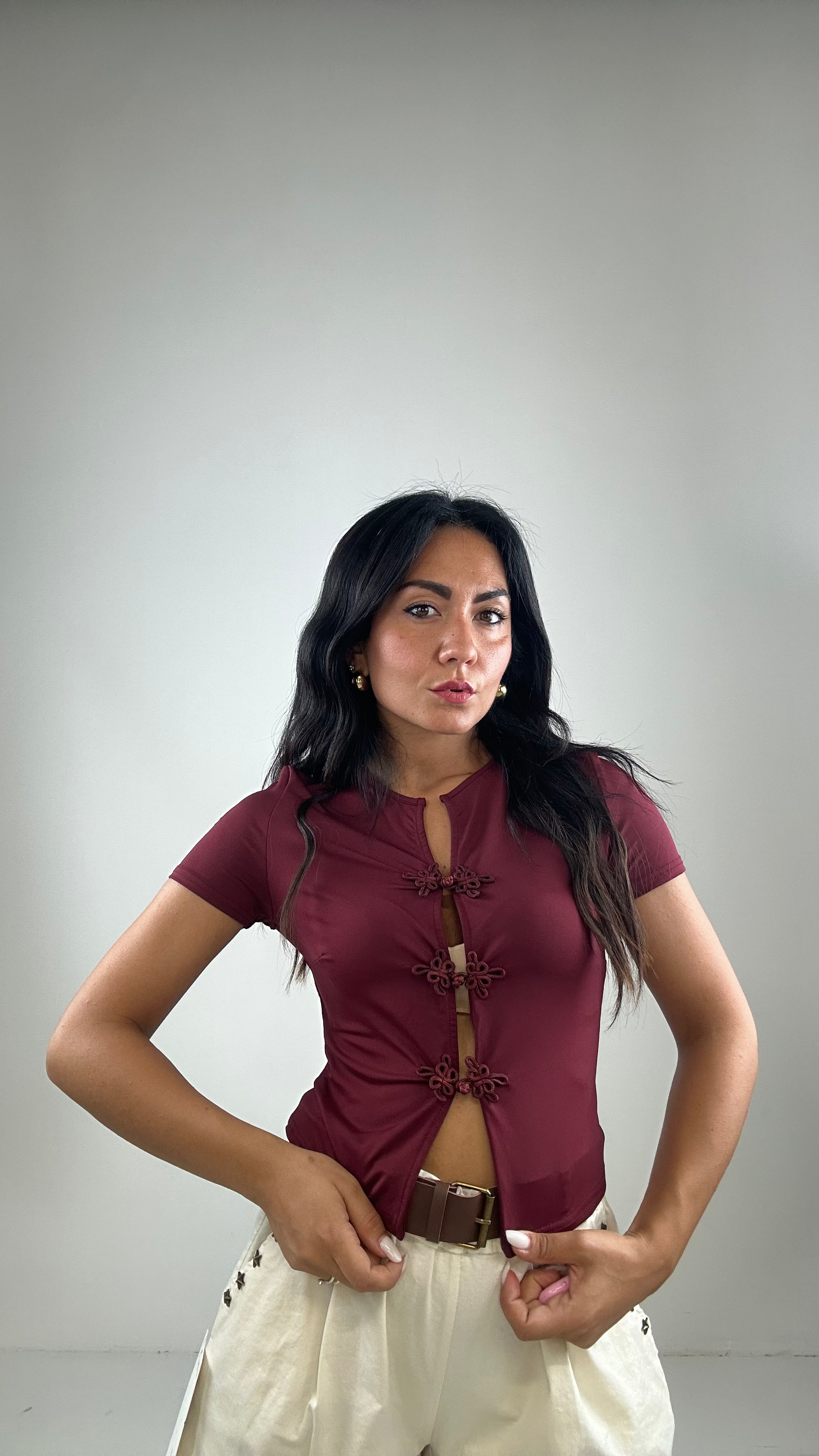 Maglia CINCIN - BORDEAUX