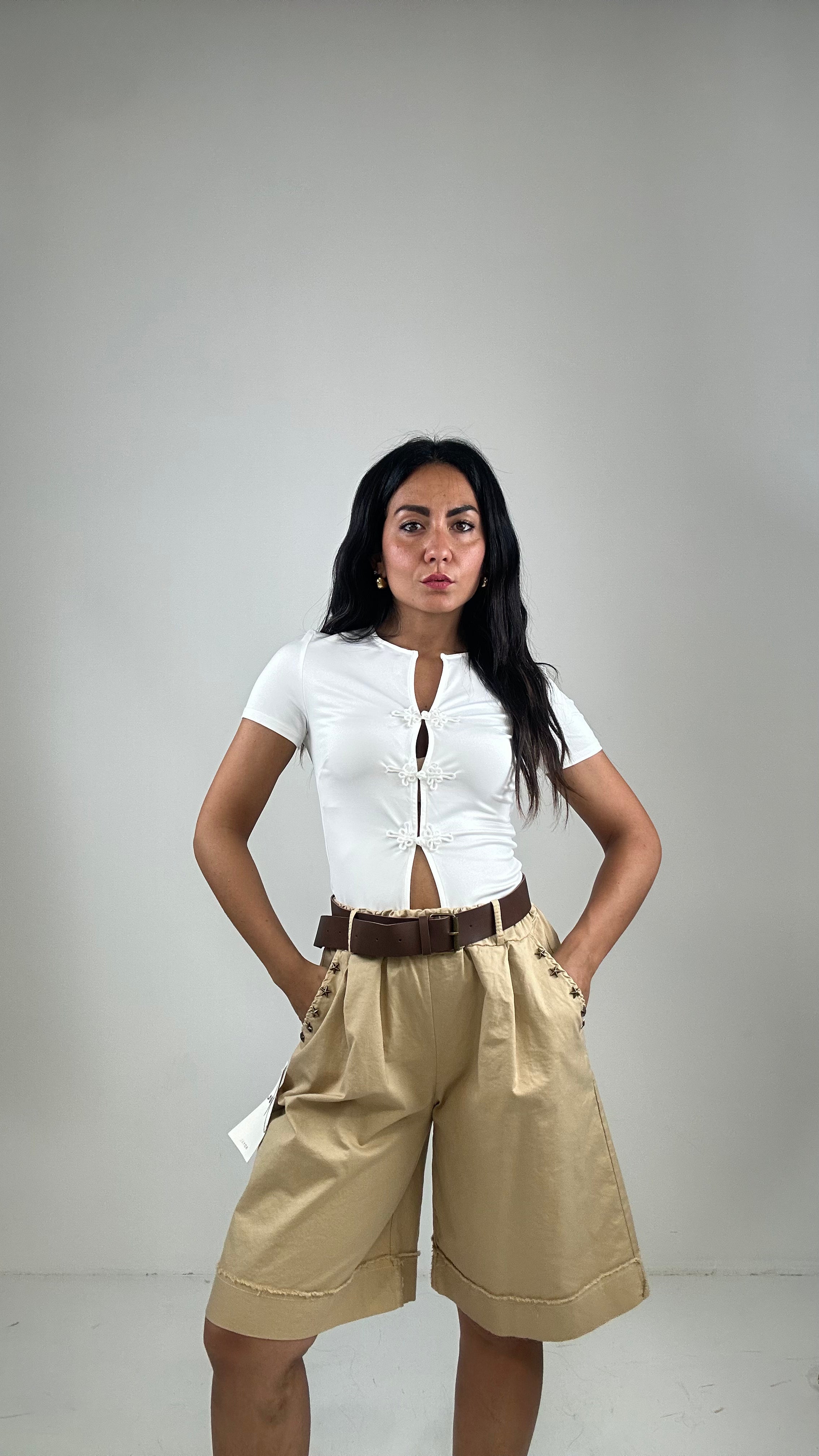 Bermuda STELLA - BEIGE