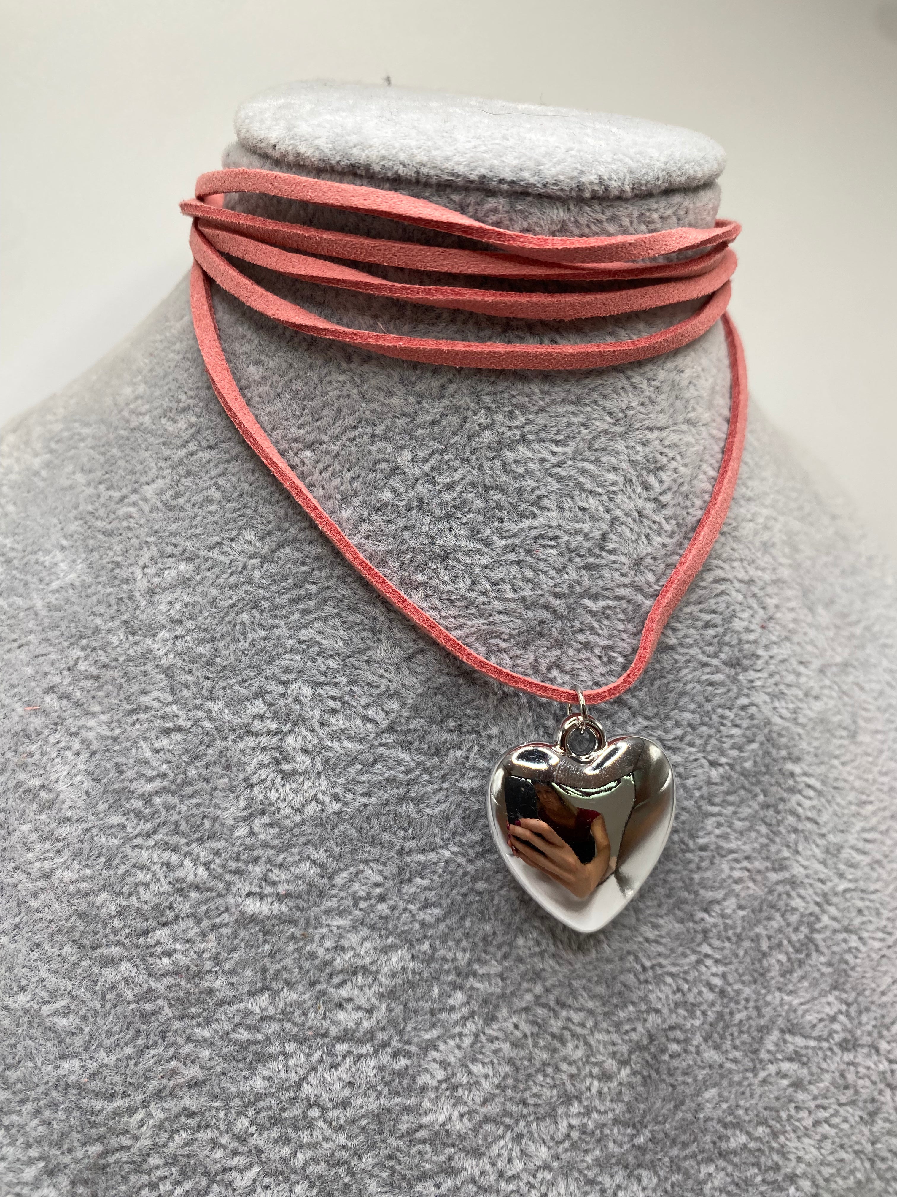 Collana MI CORAZON - ROSA ANTICO