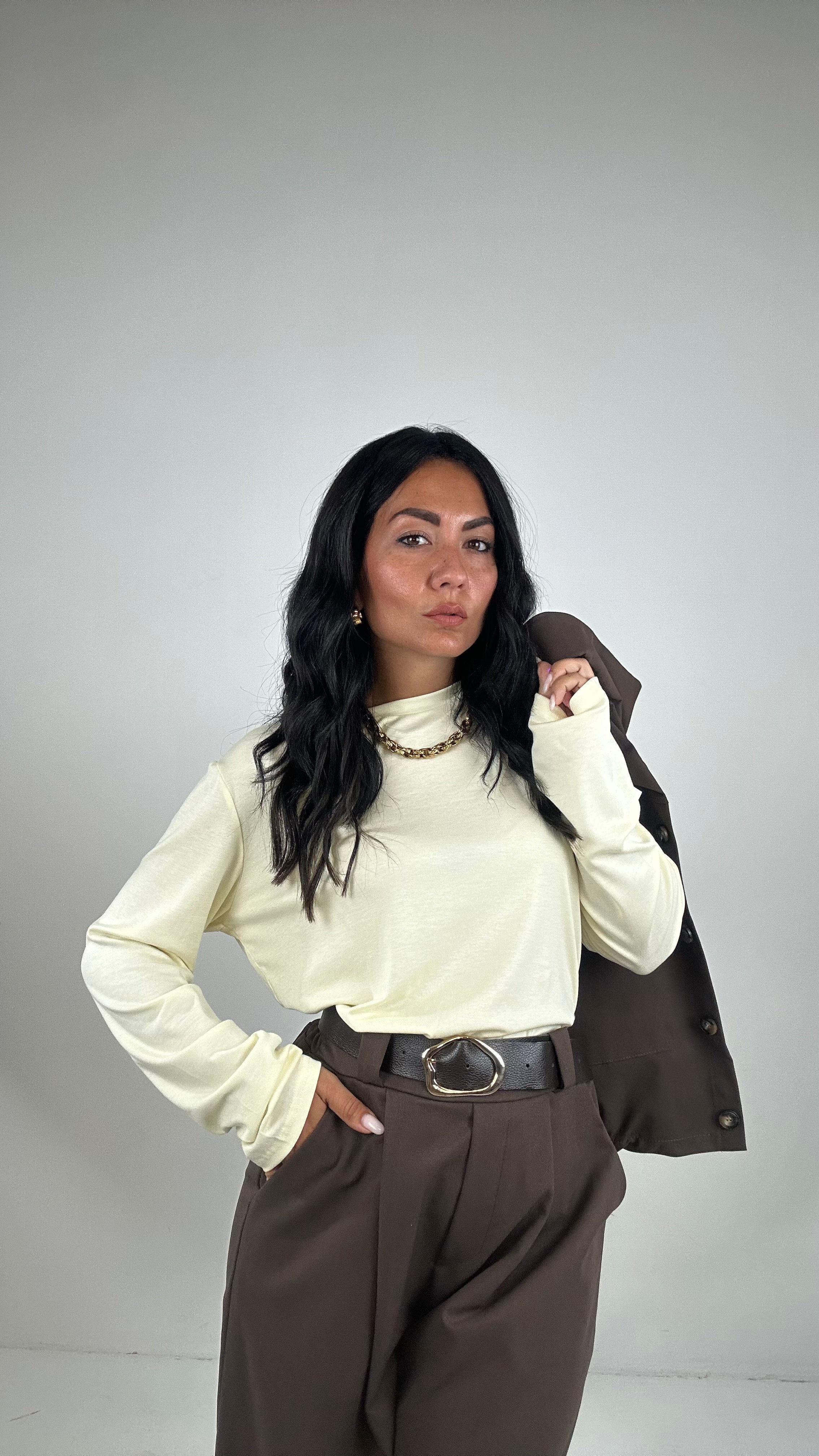 Maglia BASIC LARGEST - GIALLO