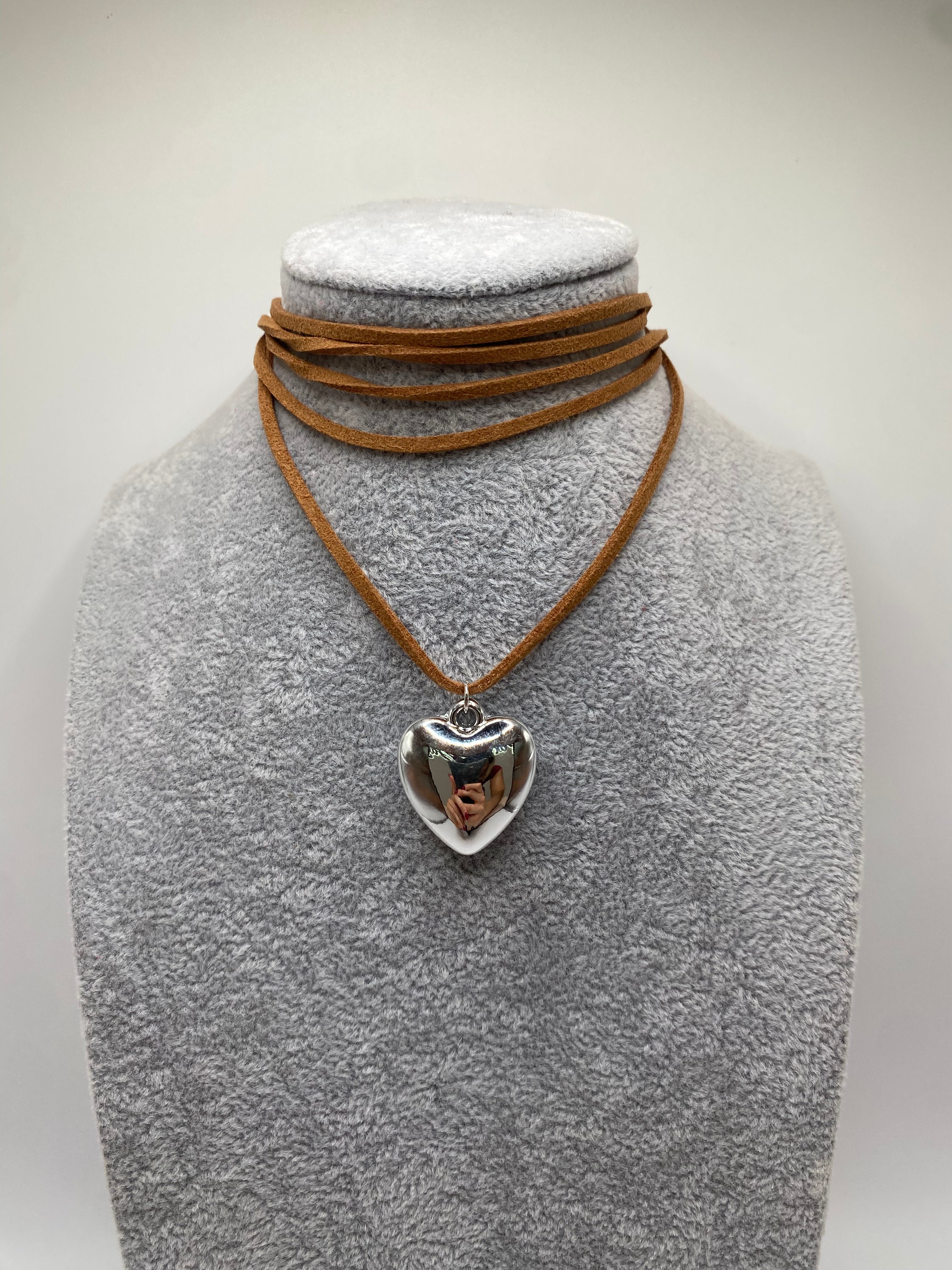 Collana MI CORAZON - MARRONE