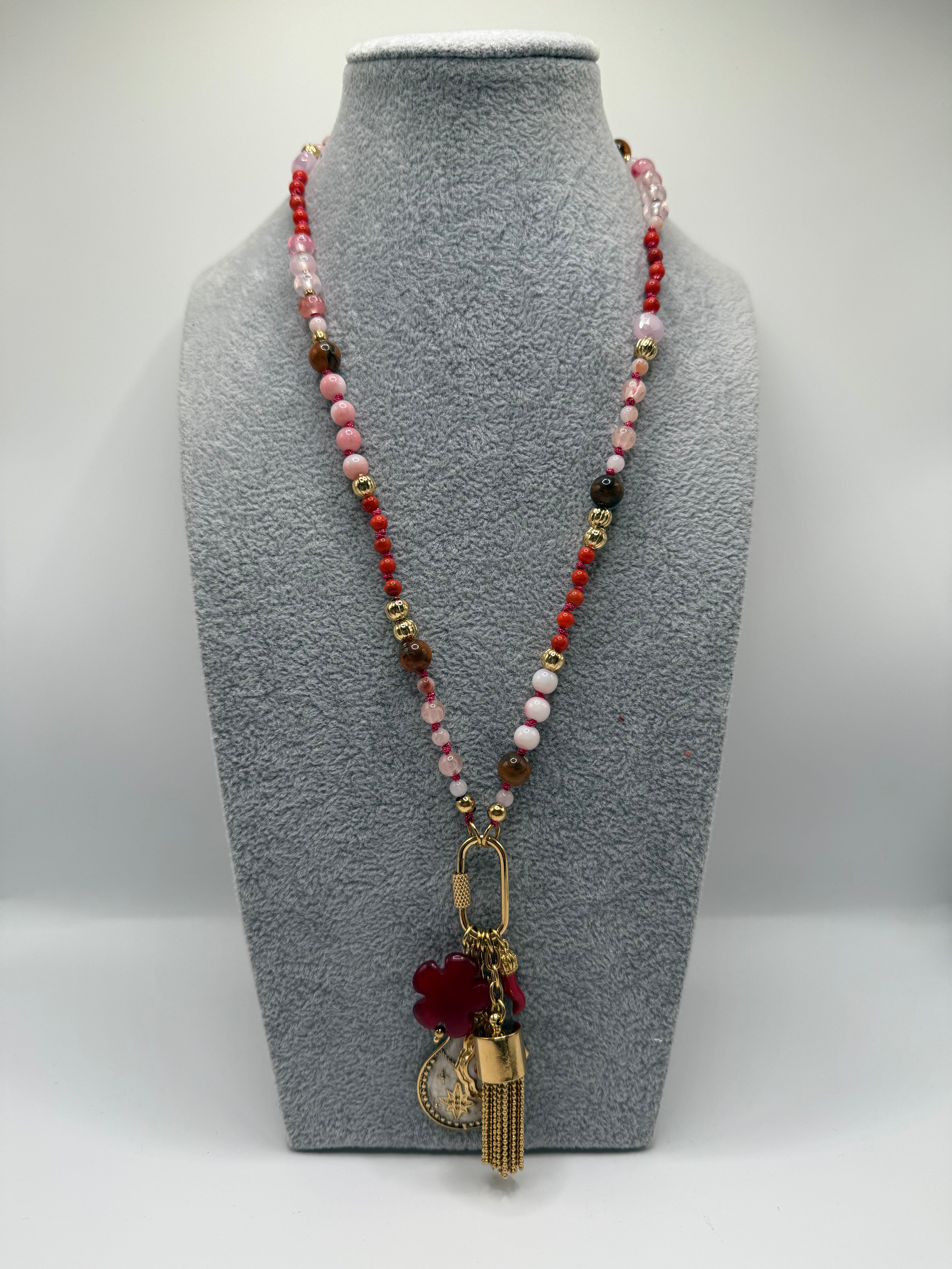Collana LUCKY - ROSSO