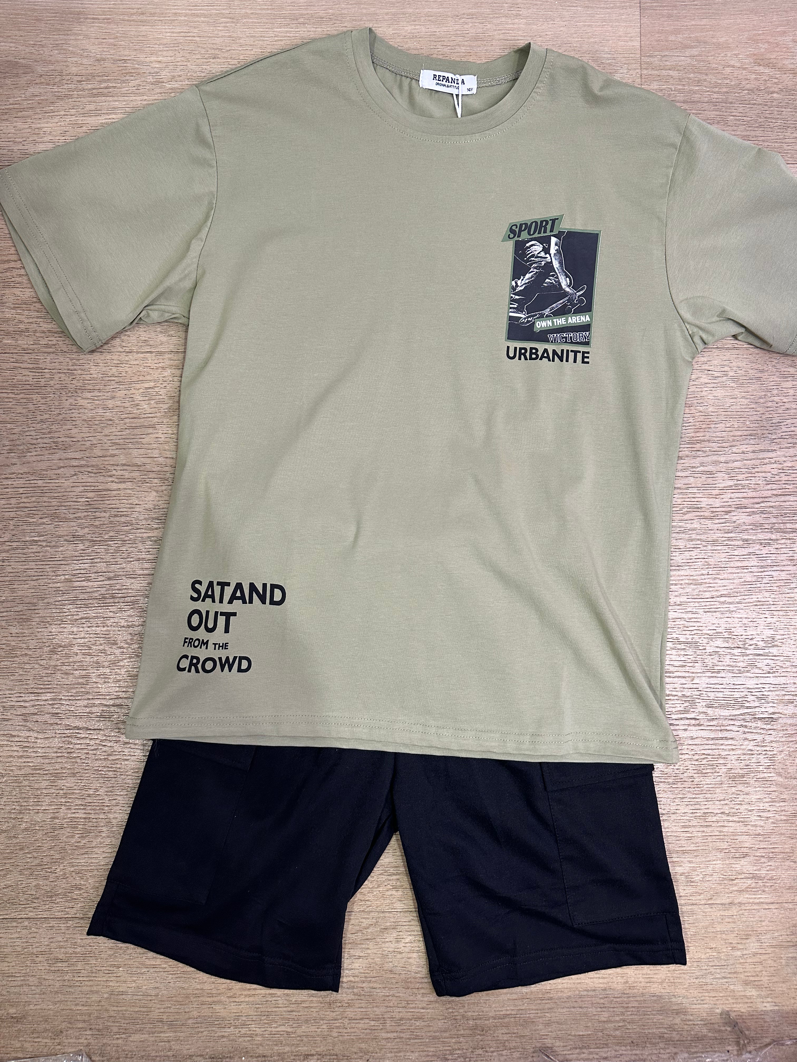 Completo URBAN 8-16A - VERDE MILITARE