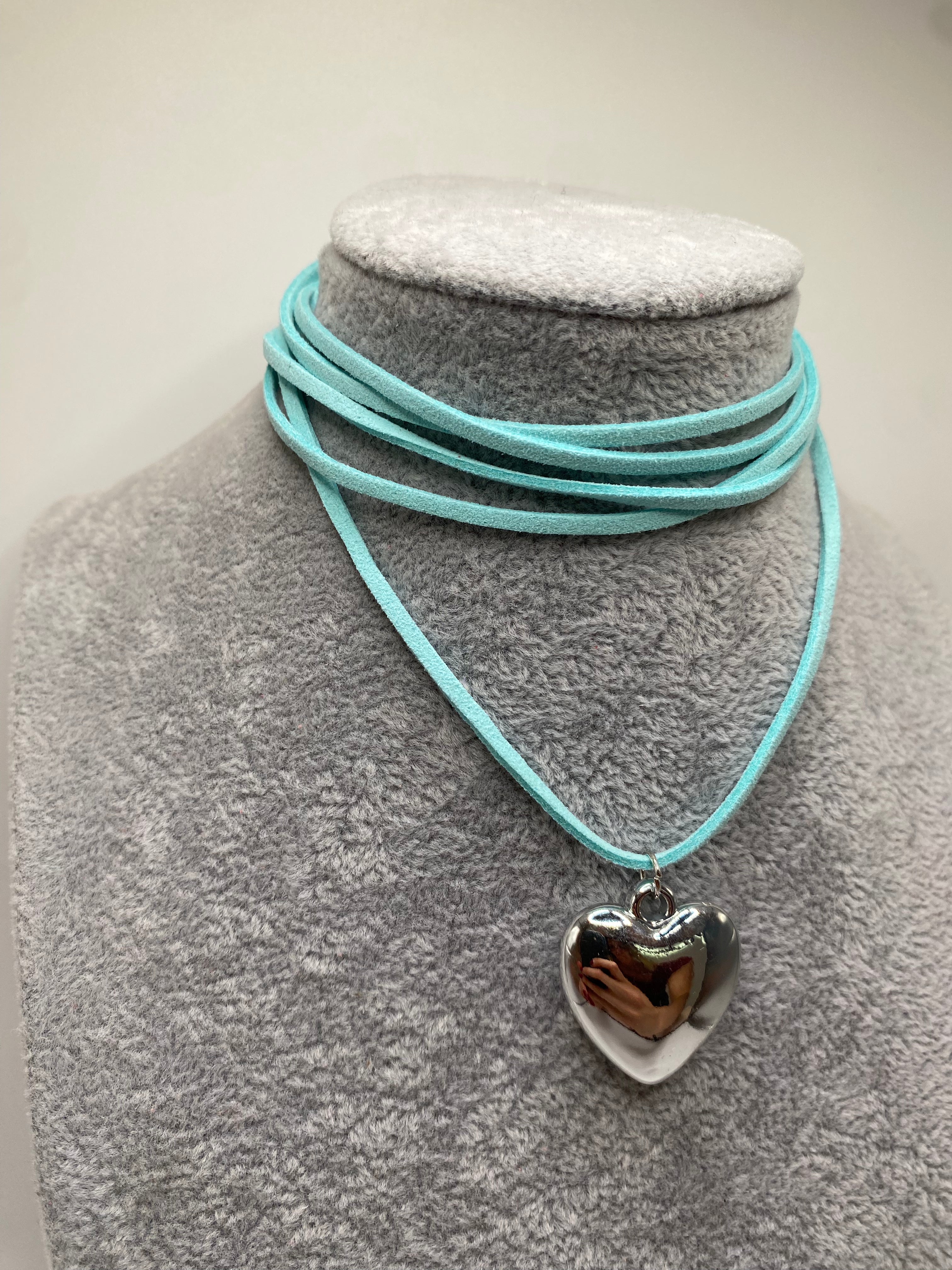 Collana MI CORAZON - CELESTE