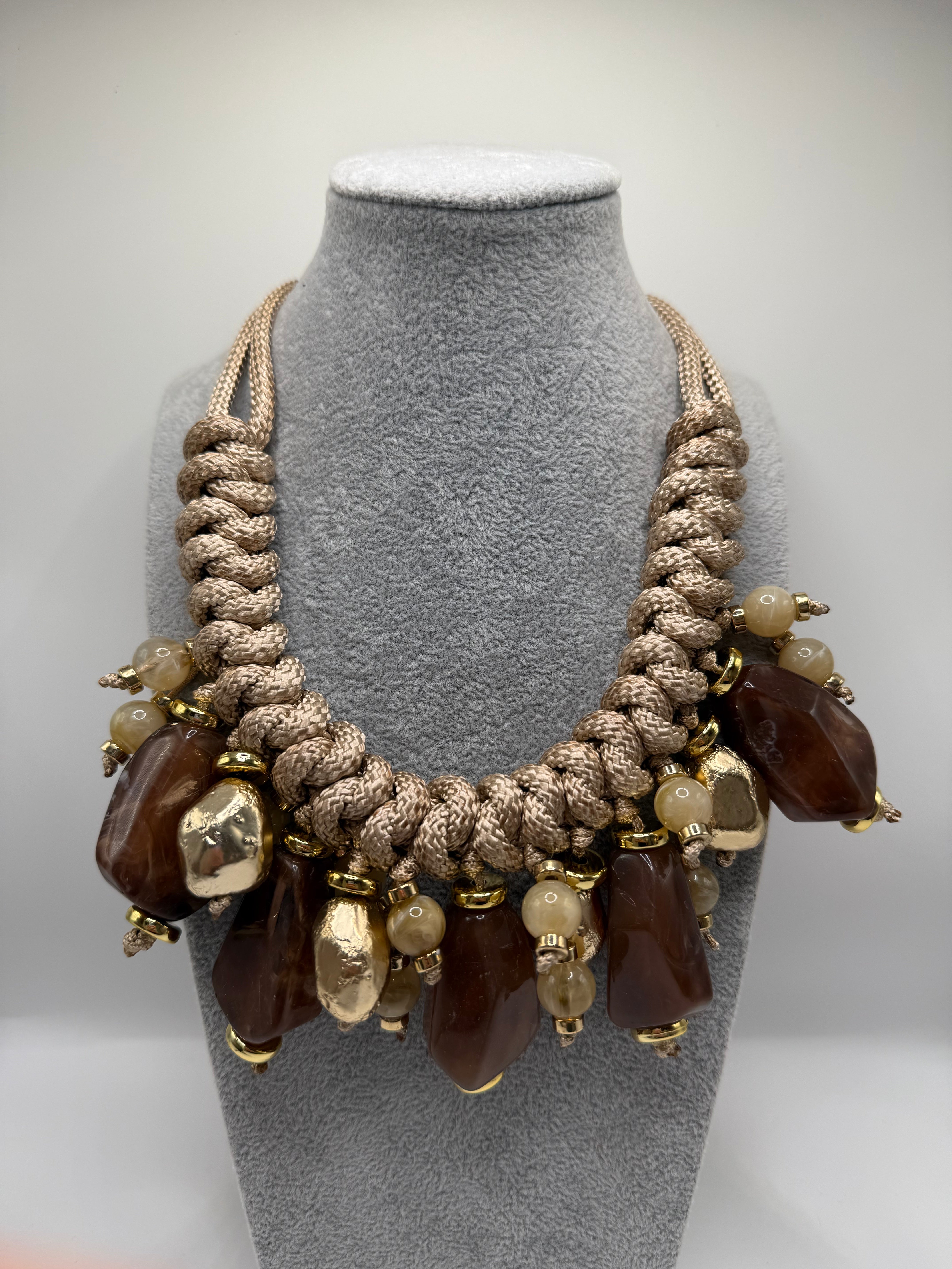 Collana PIETRE IMPORTANTE - KHAKI