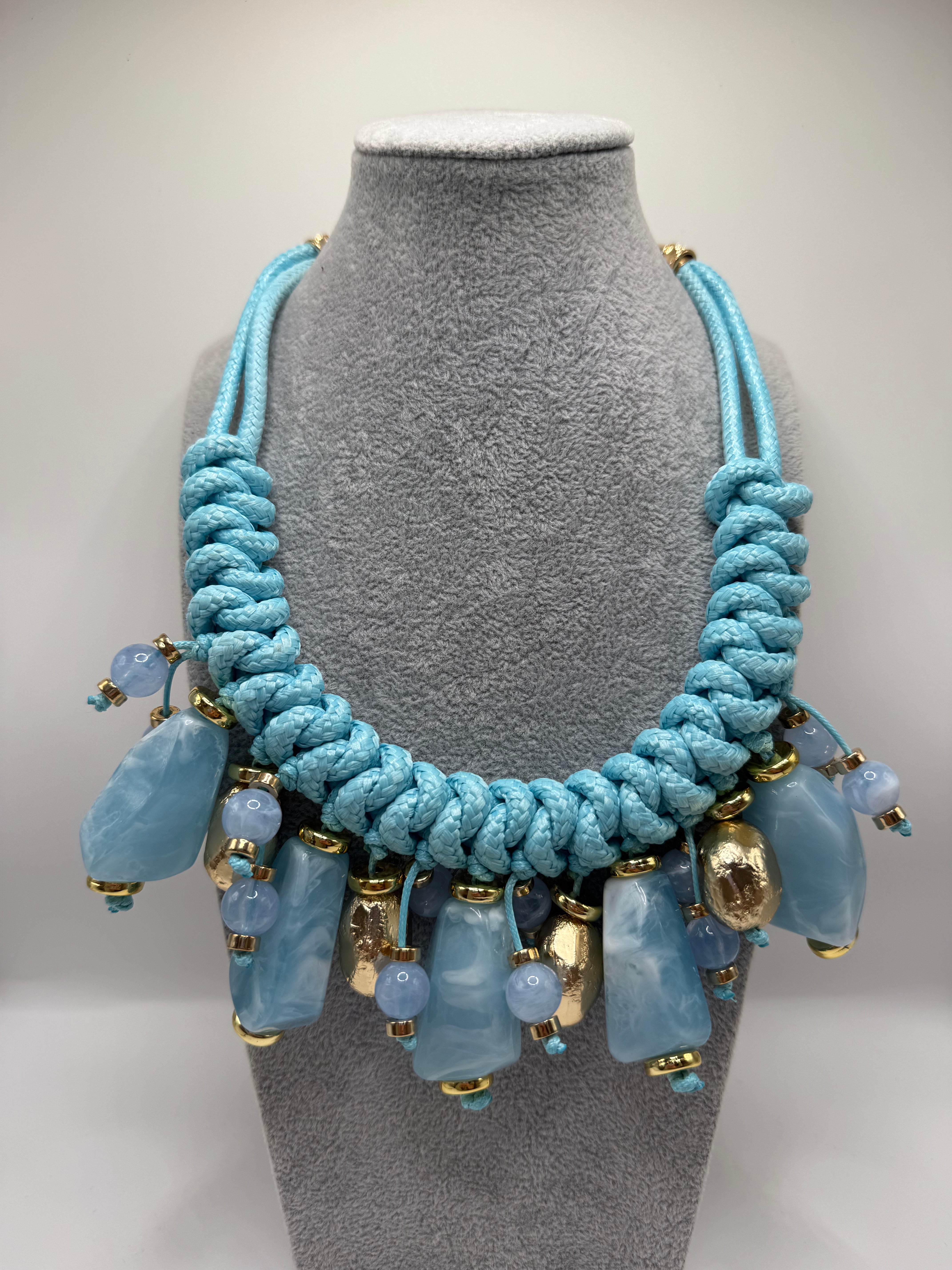 Collana PIETRE IMPORTANTE - CELESTE