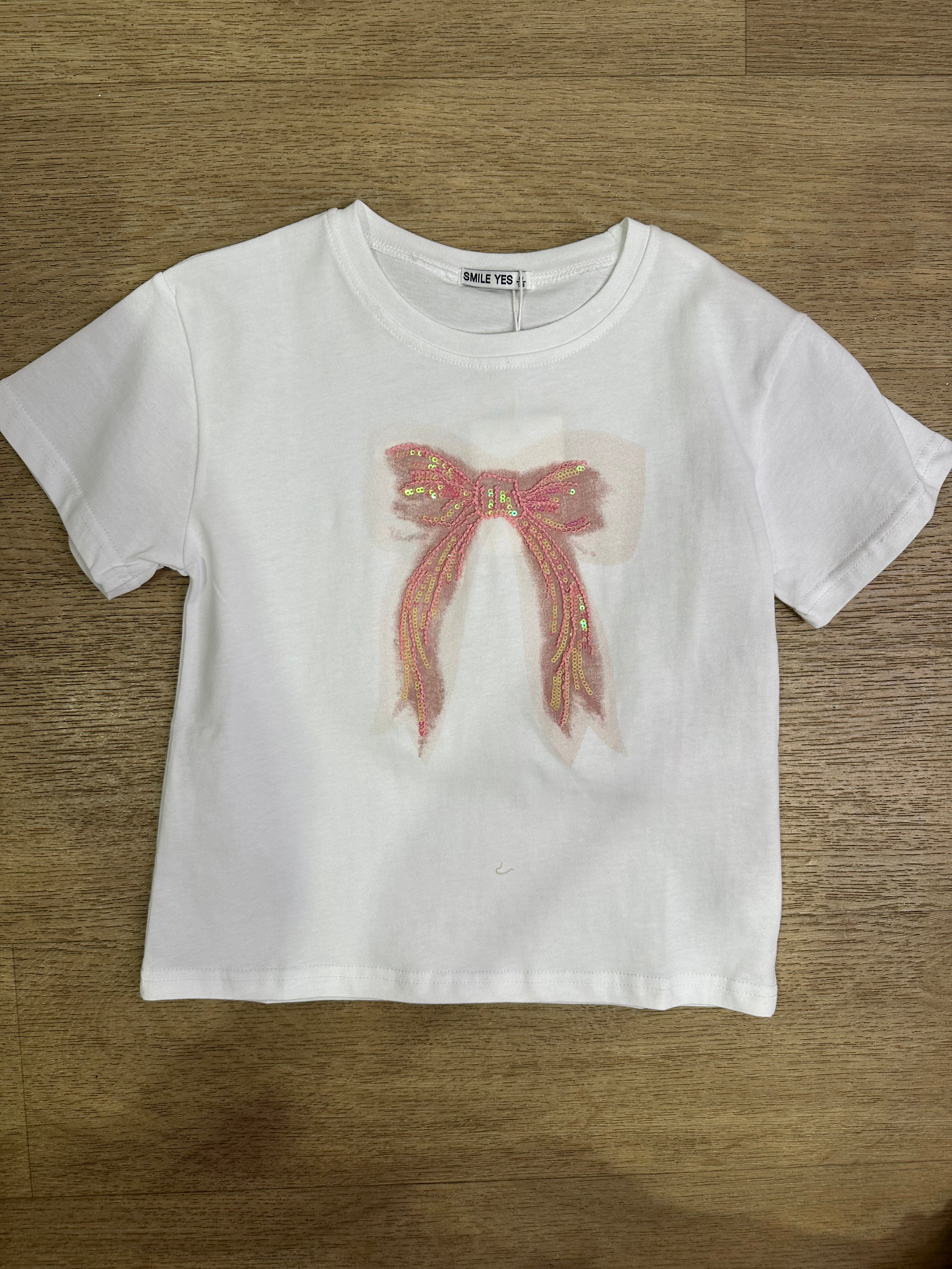 T-shirt FIOCCO 8-16A - BIANCO