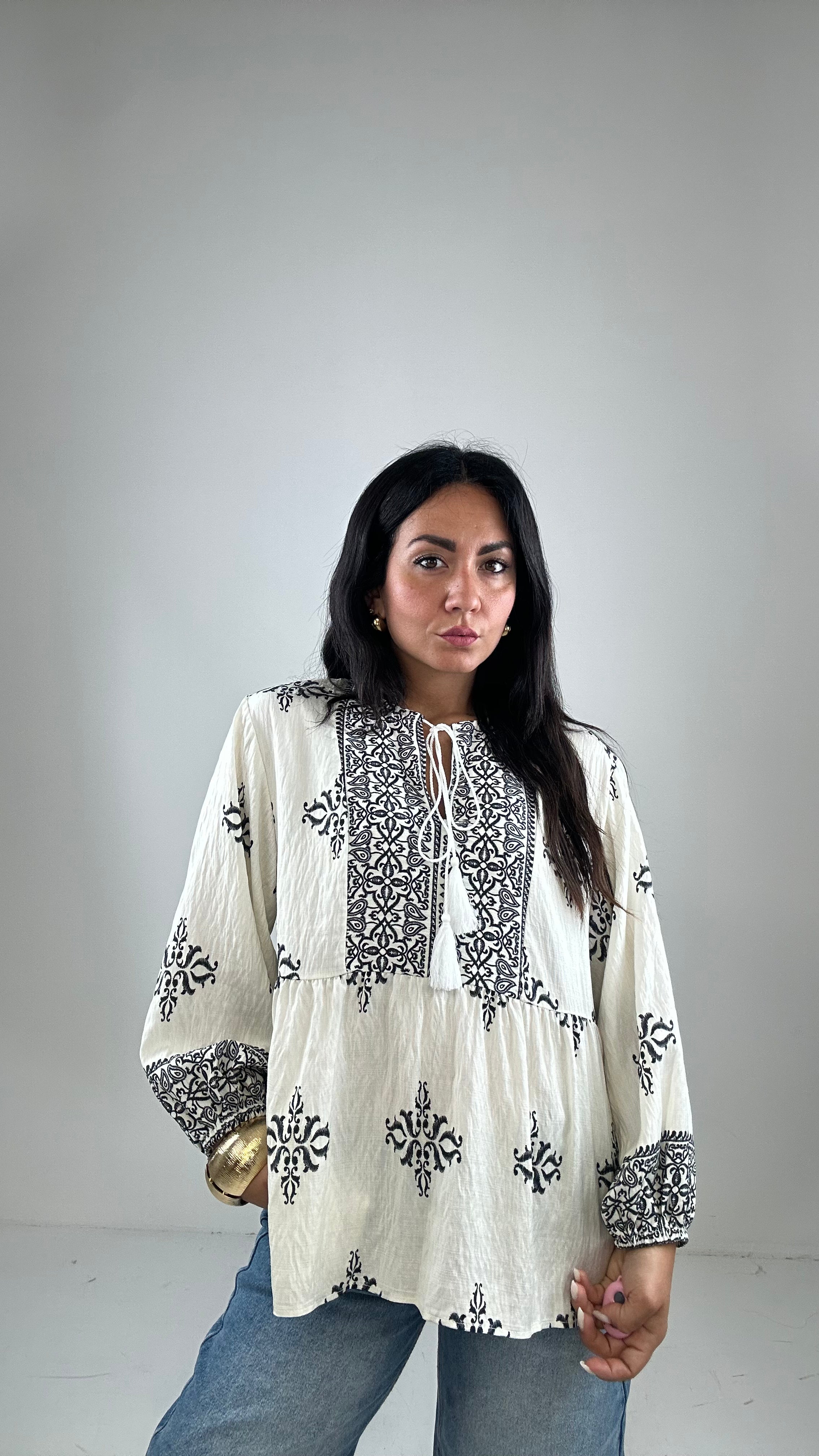 Blusa ORIENTE - PANNA