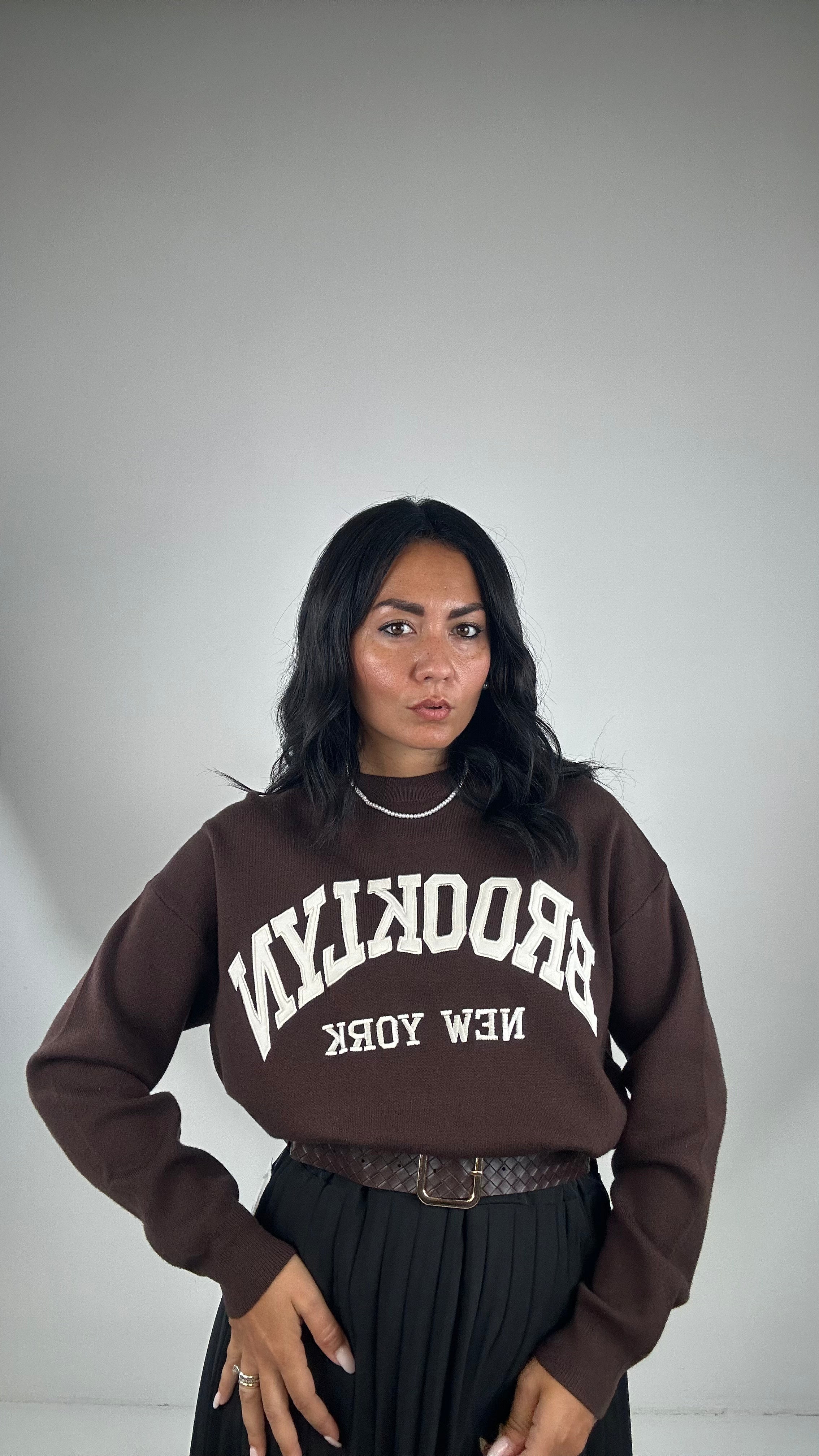 Pull AUTUNNO BROOKLYN - MARRONE