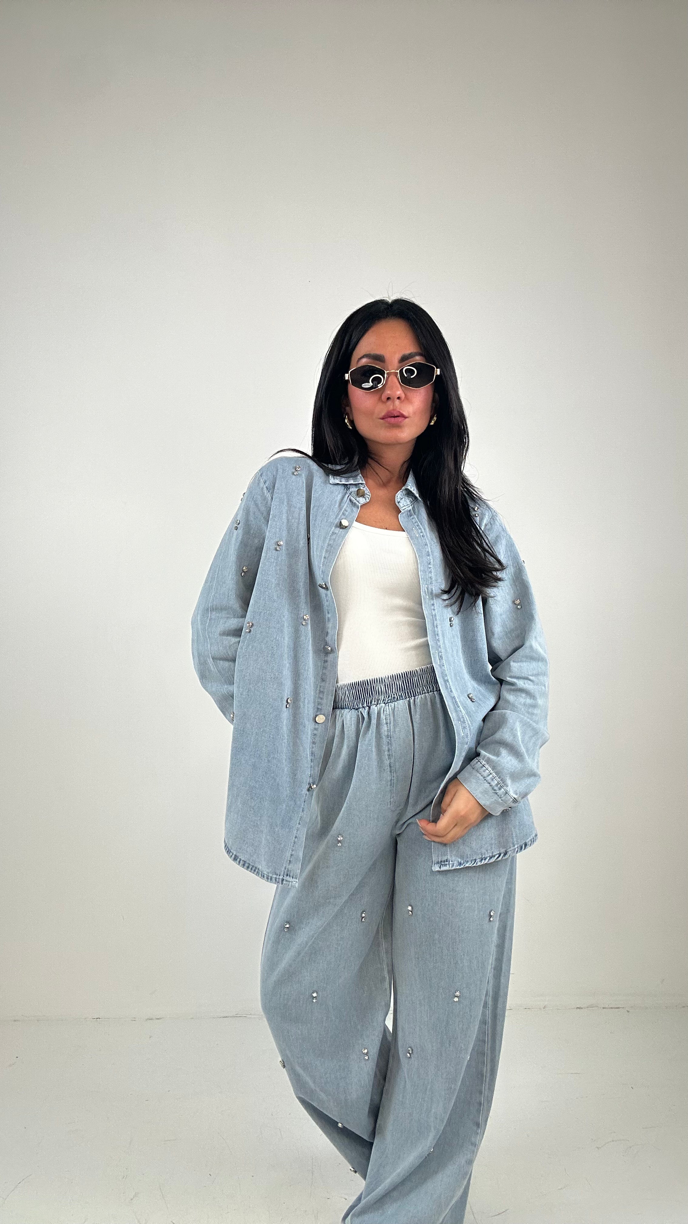 Coordinato BRILL - JEANS CHIARO