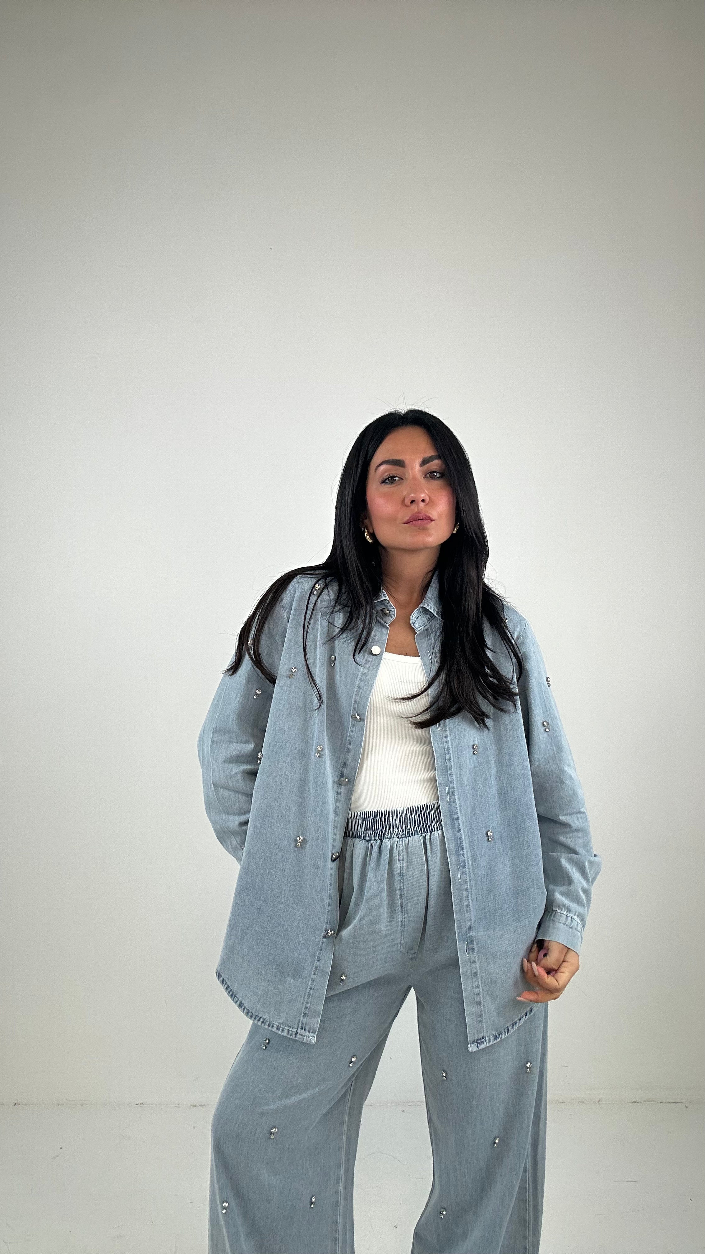 Coordinato BRILL - JEANS CHIARO